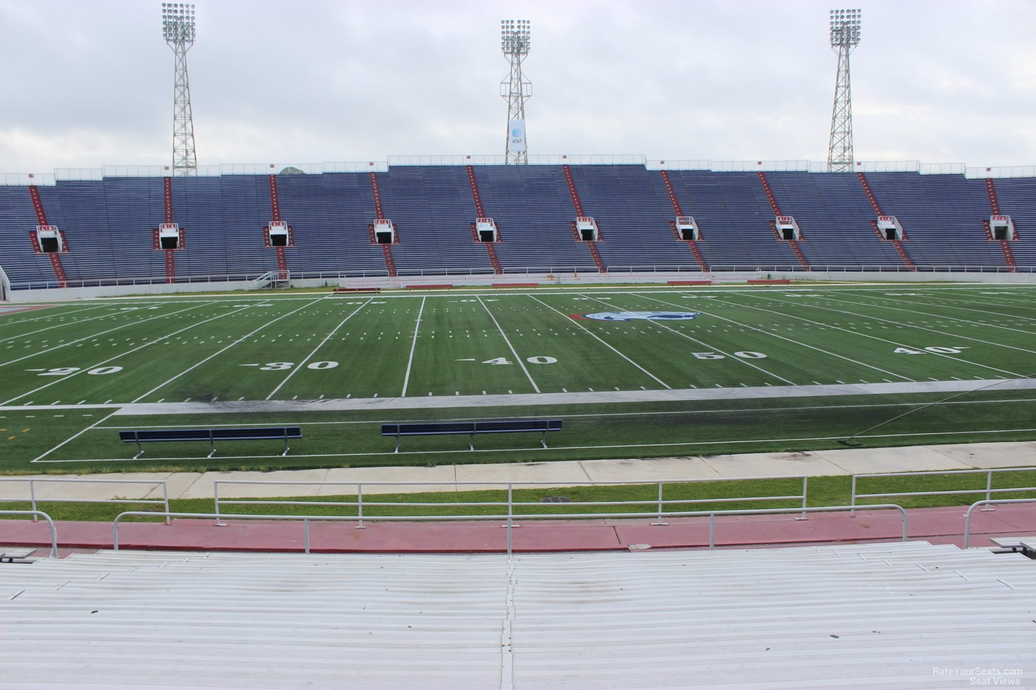 section g, row 17 seat view  - ladd peebles stadium