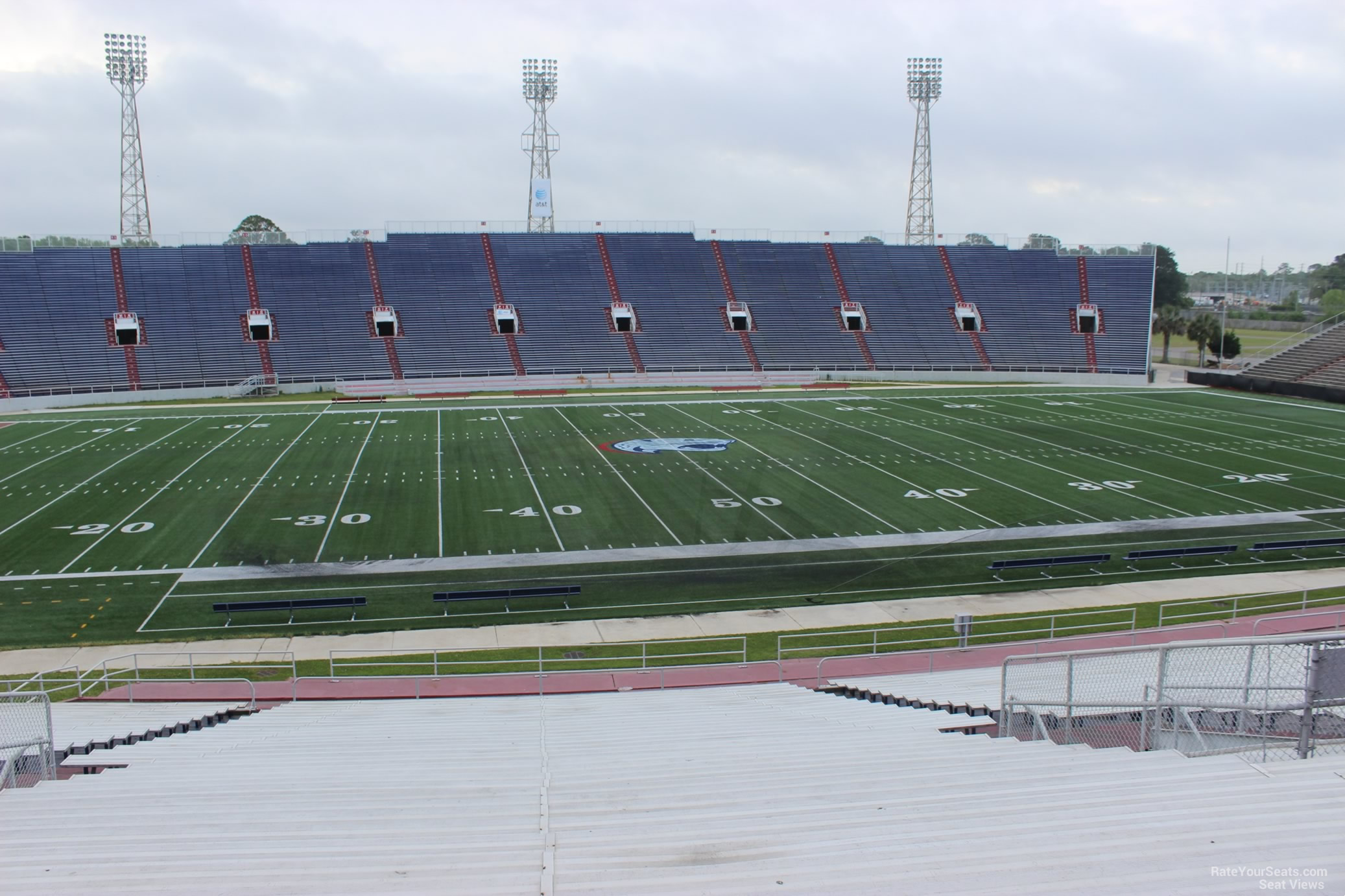 section g, row 36 seat view  - ladd peebles stadium