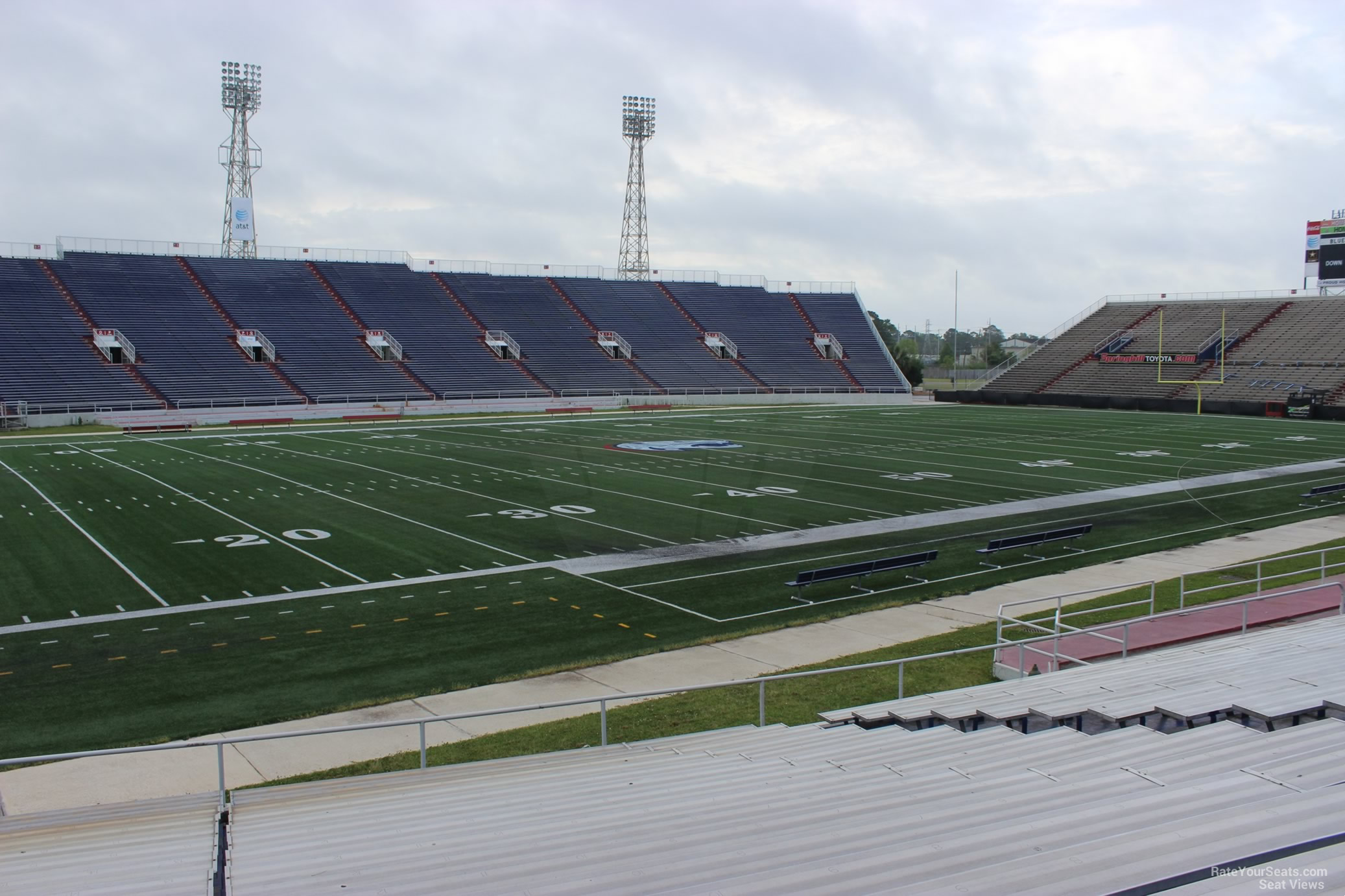 section i, row 17 seat view  - ladd peebles stadium