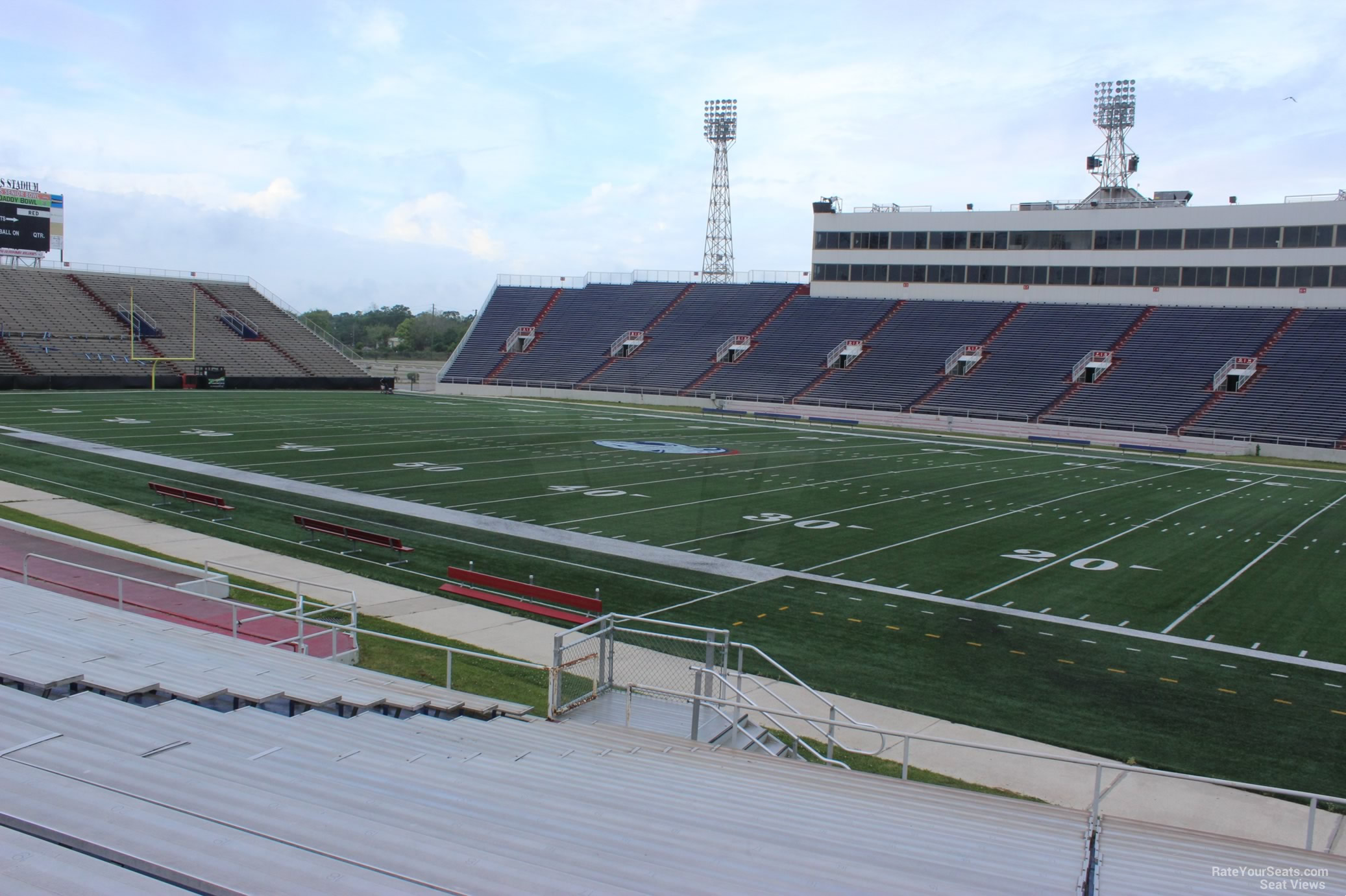 section n, row 17 seat view  - ladd peebles stadium