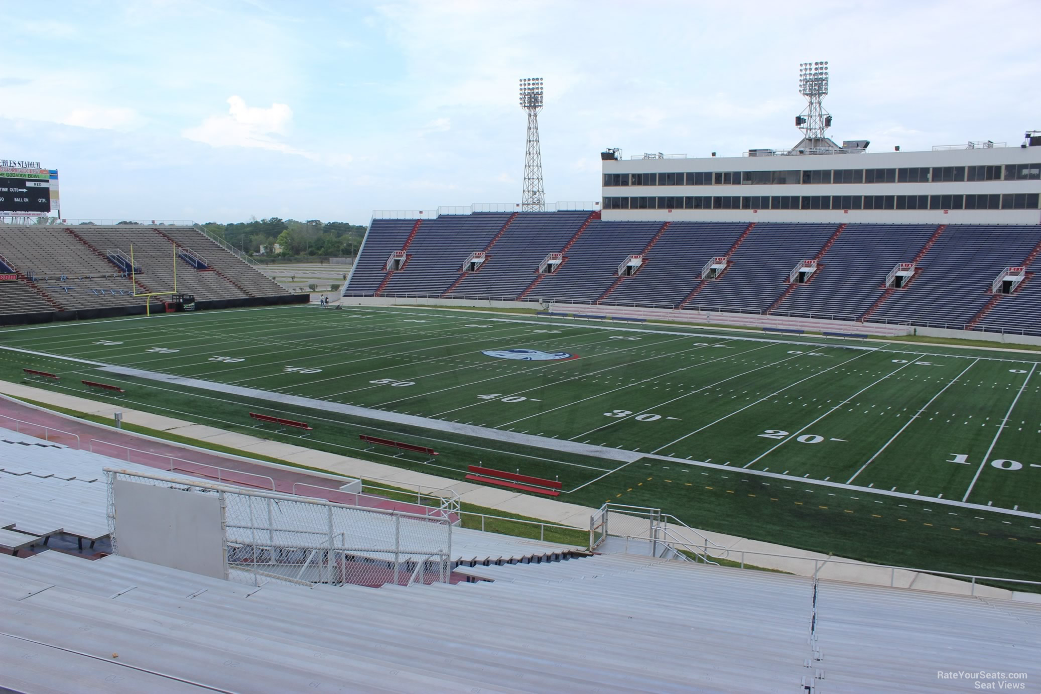 section n, row 36 seat view - ladd peebles stadium