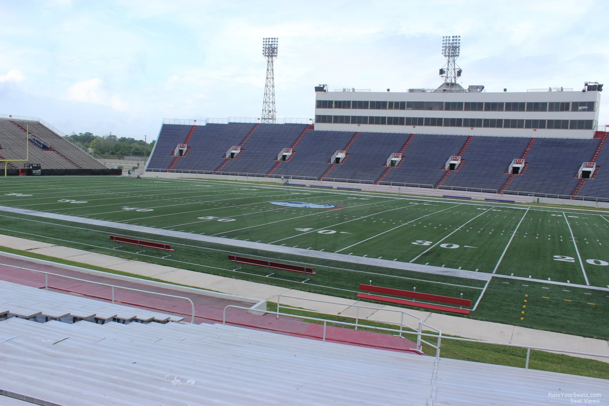 section o, row 17 seat view  - ladd peebles stadium