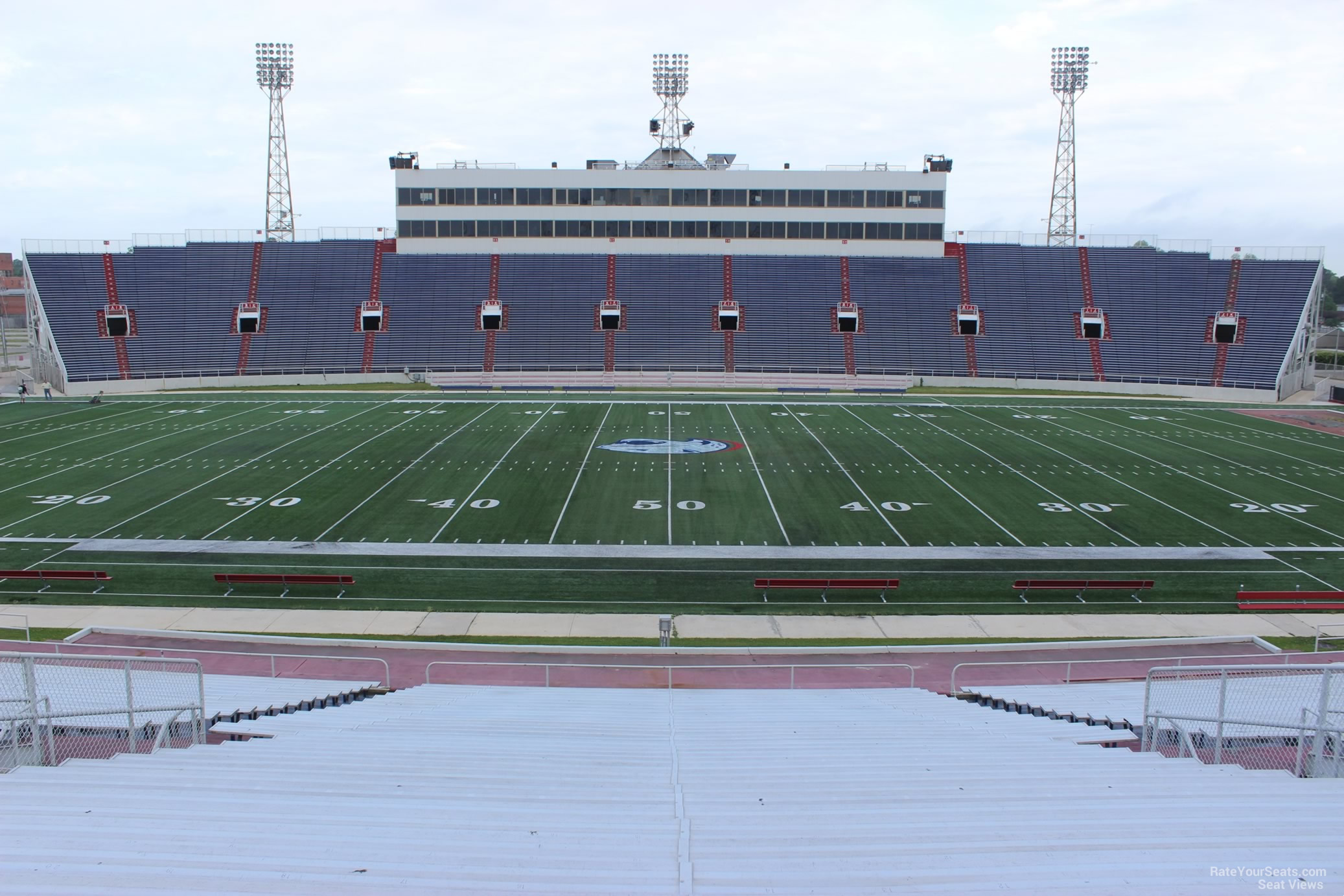 section q, row 36 seat view - ladd peebles stadium