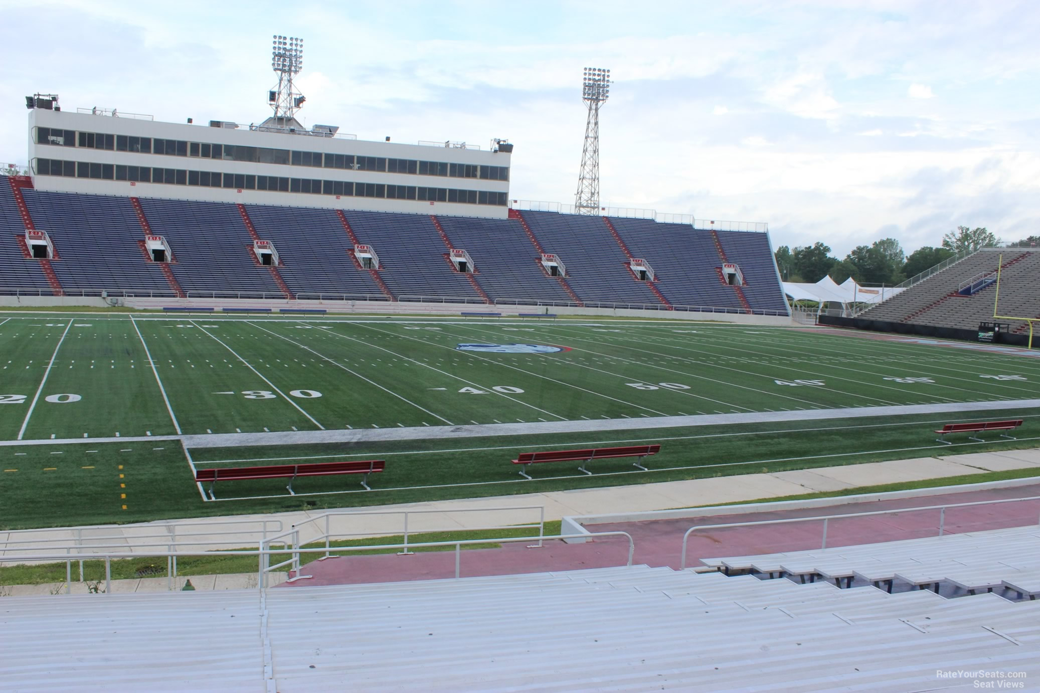 section s, row 17 seat view  - ladd peebles stadium