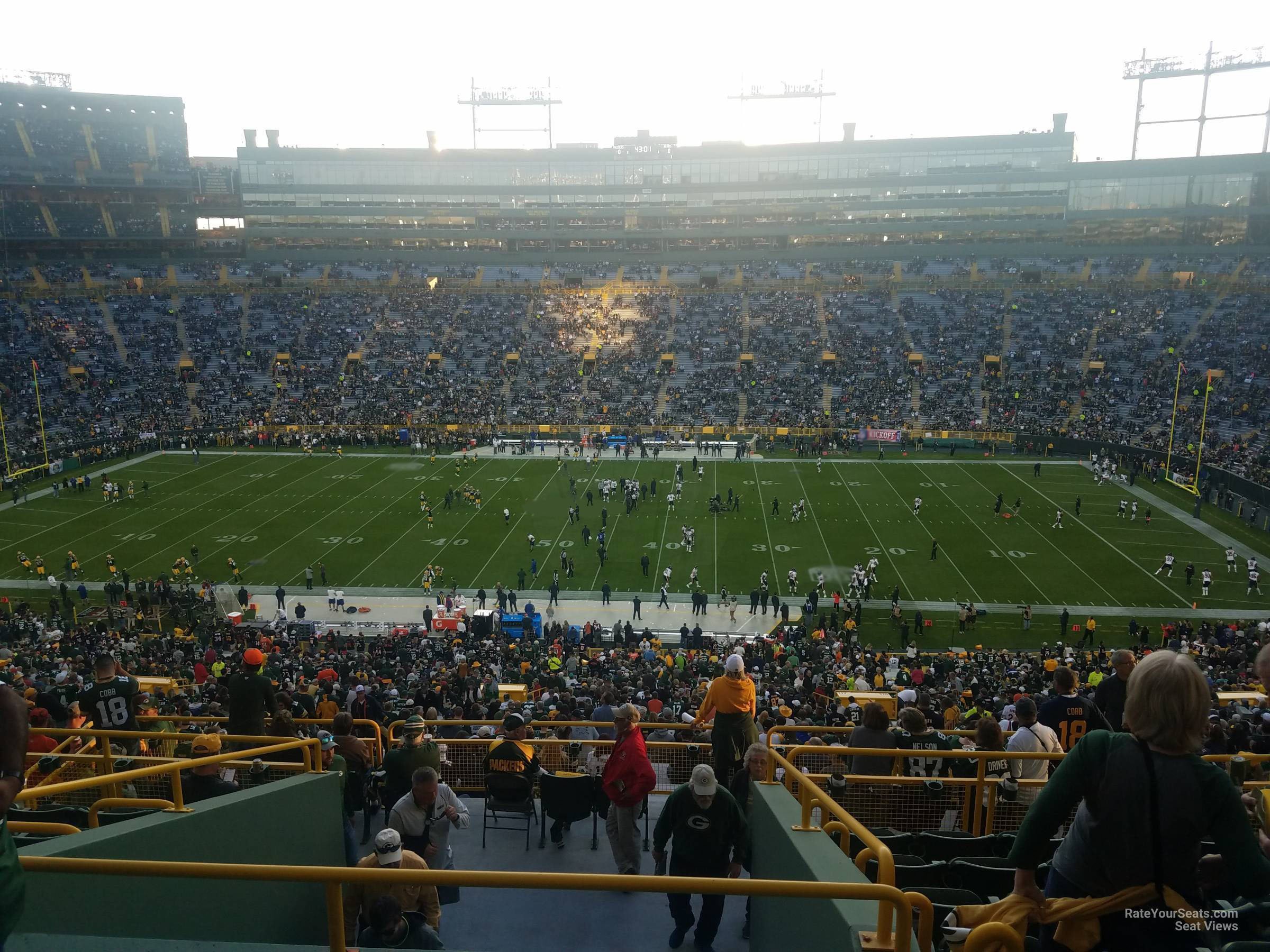 section 417, row 12 seat view  - lambeau field