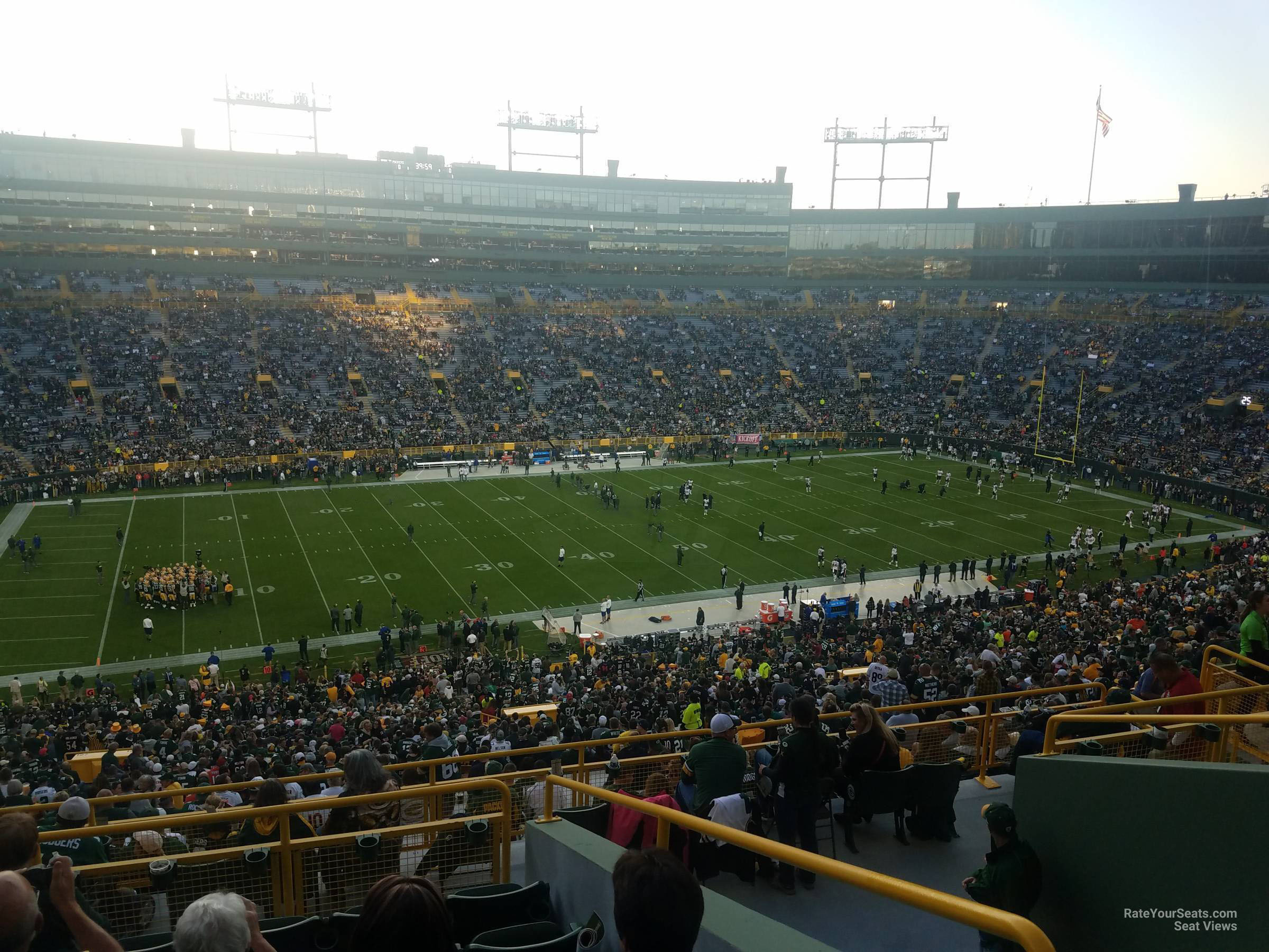 section 425, row 9 seat view  - lambeau field