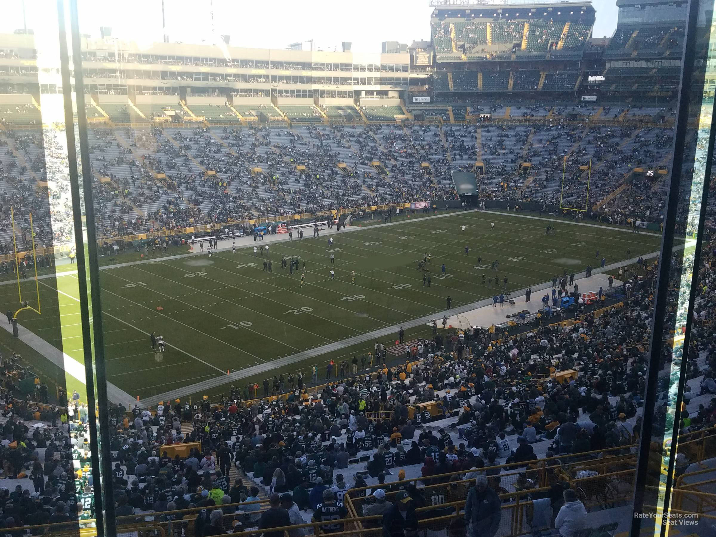 section 470 seat view  - lambeau field