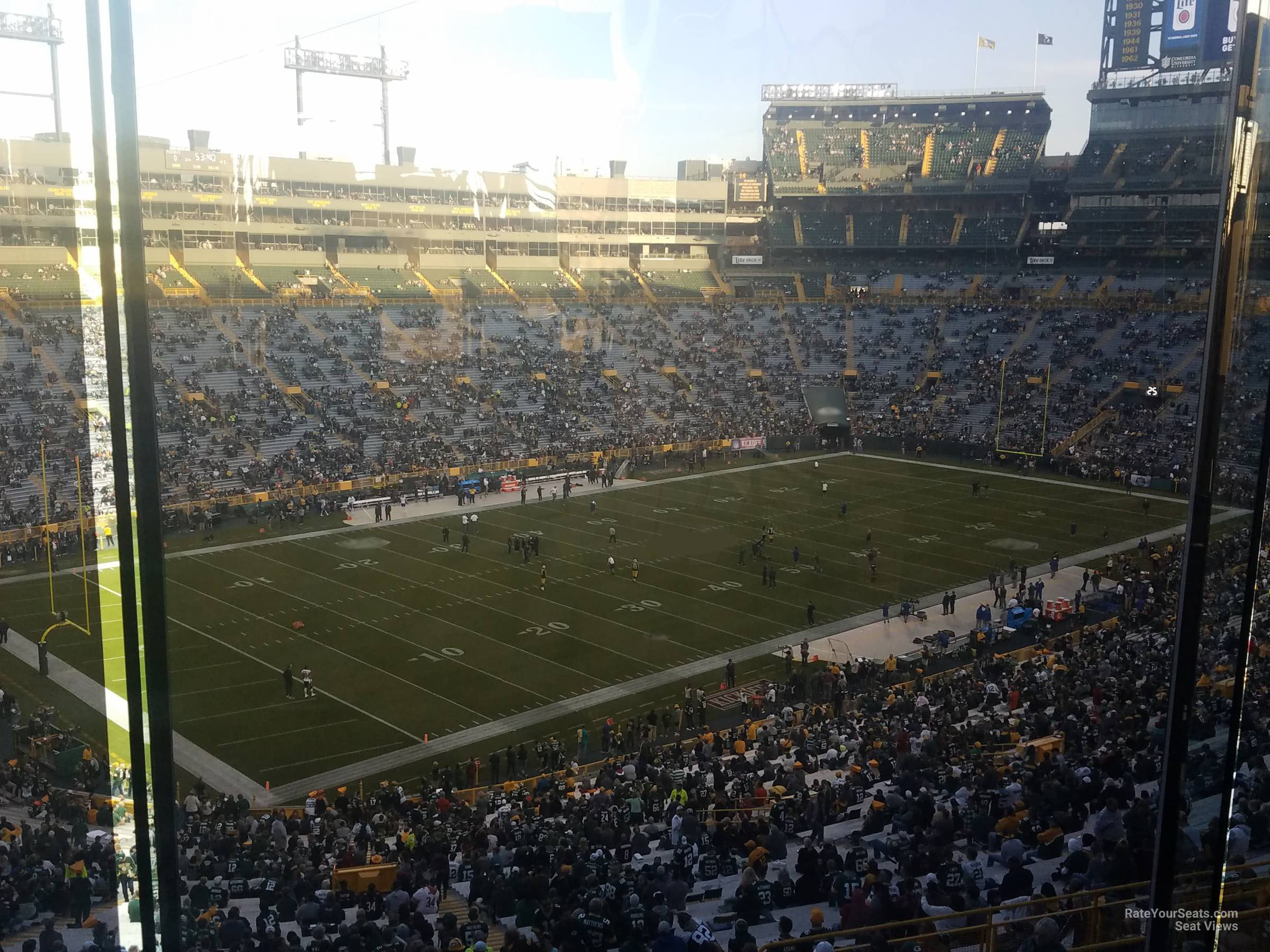 section 472 seat view  - lambeau field