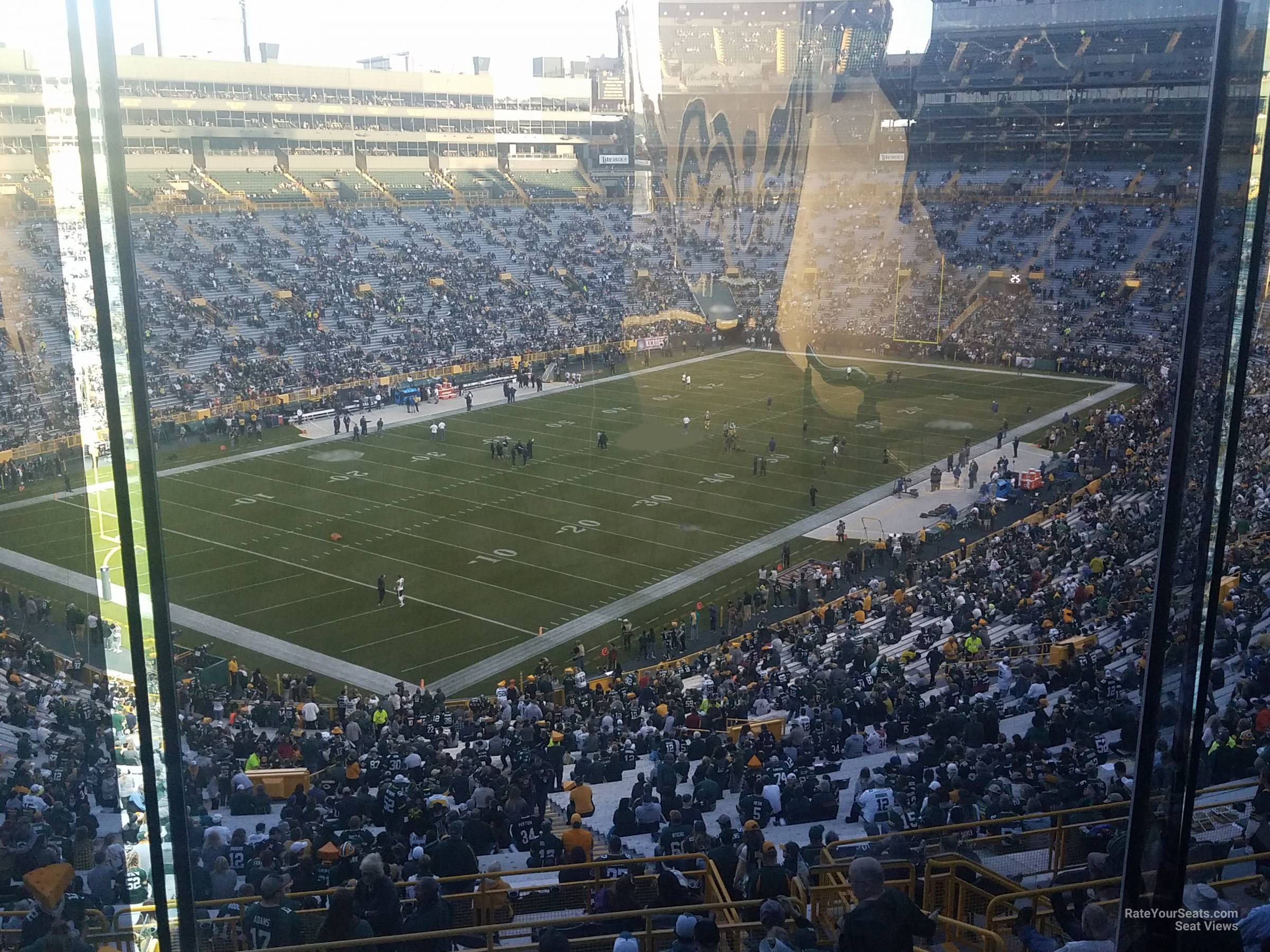 section 474 seat view  - lambeau field