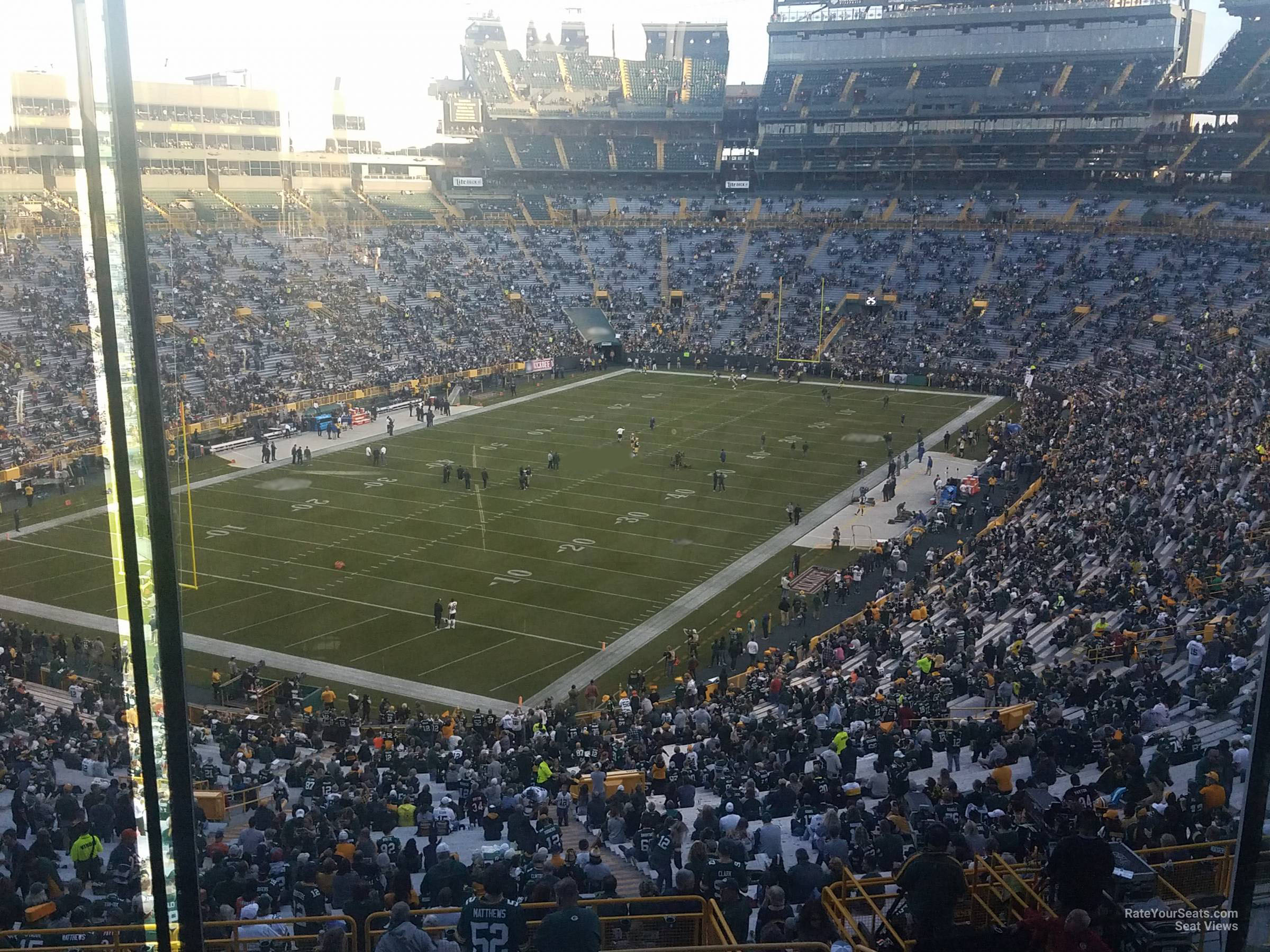 section 476 seat view  - lambeau field