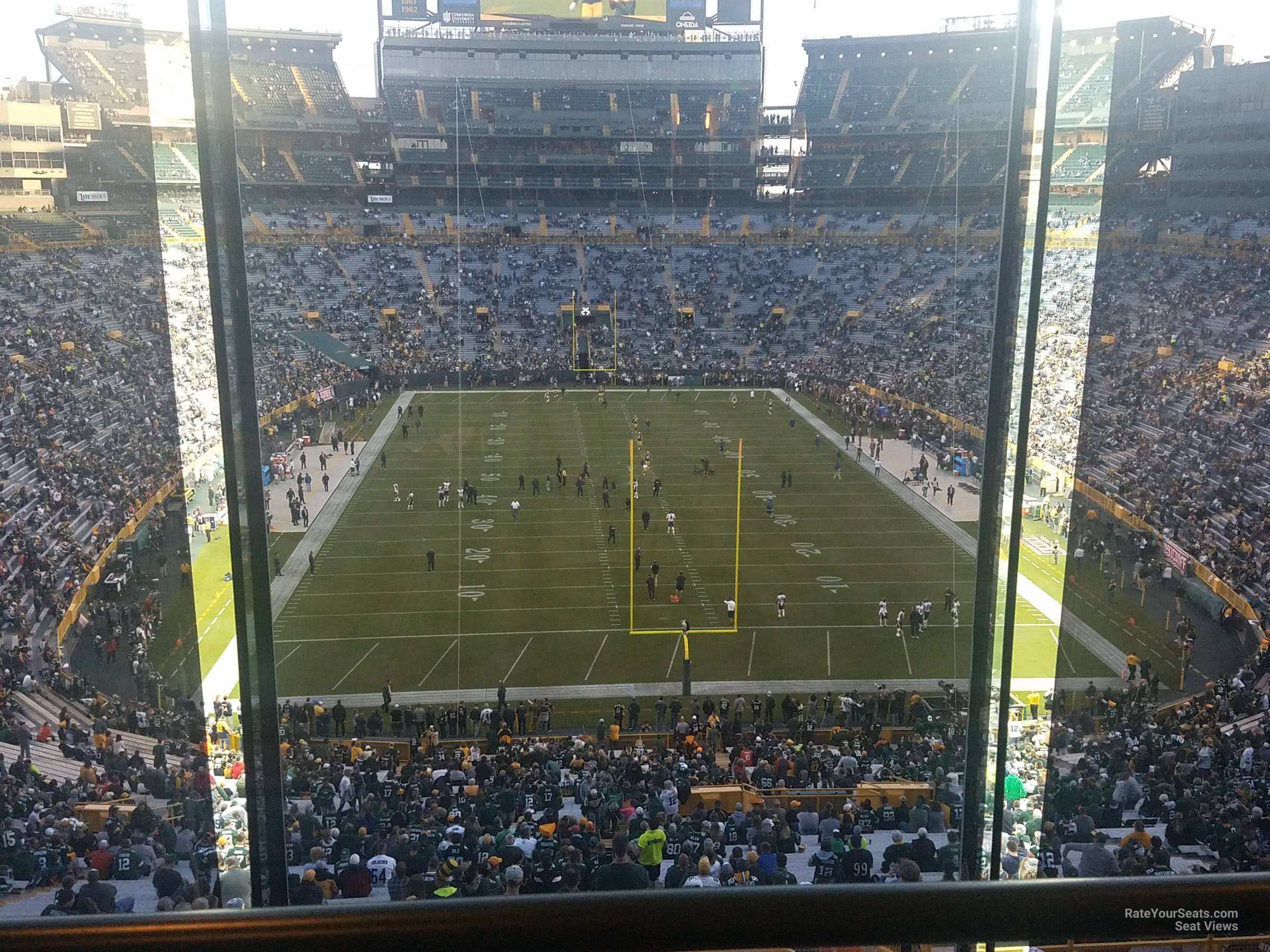 section 484 seat view  - lambeau field