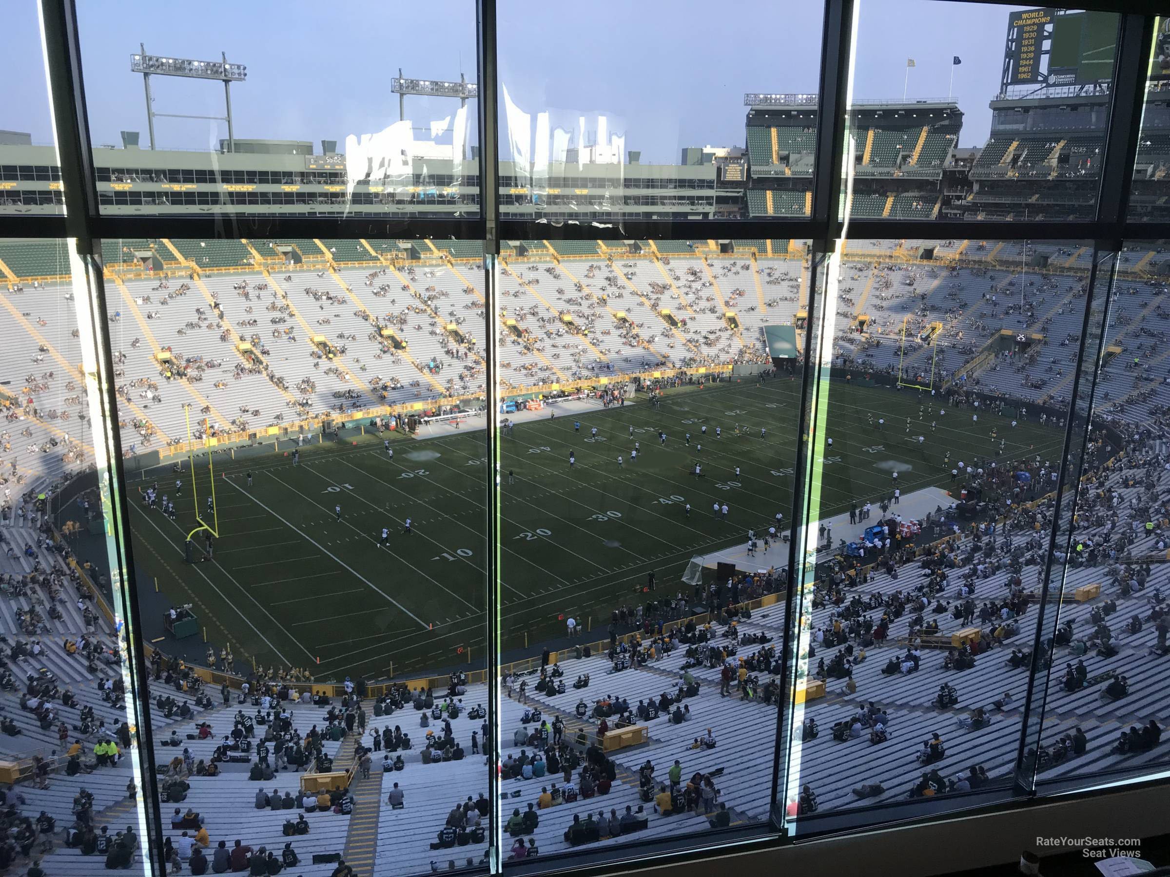 section 670 seat view  - lambeau field