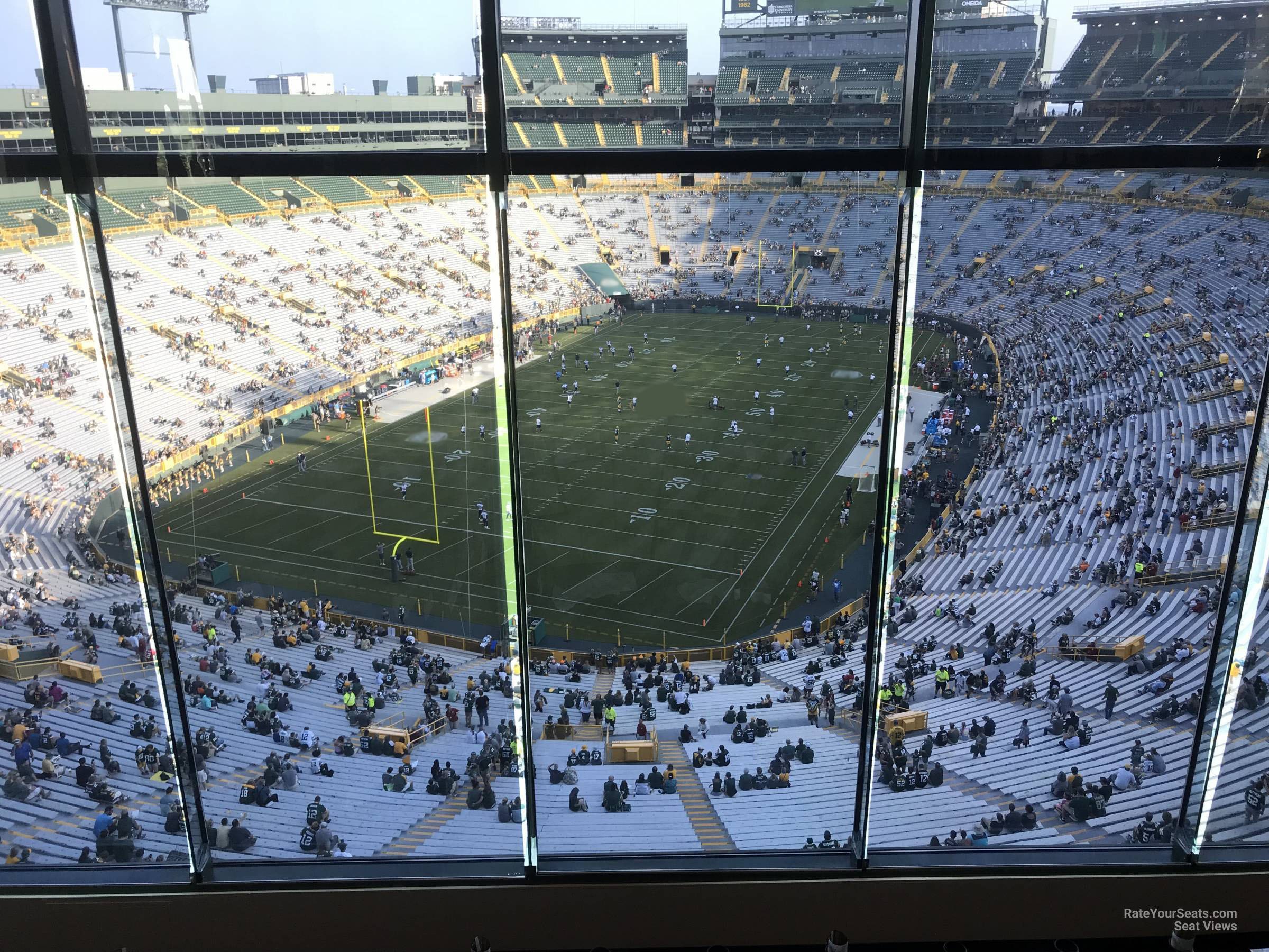 section 676 seat view  - lambeau field