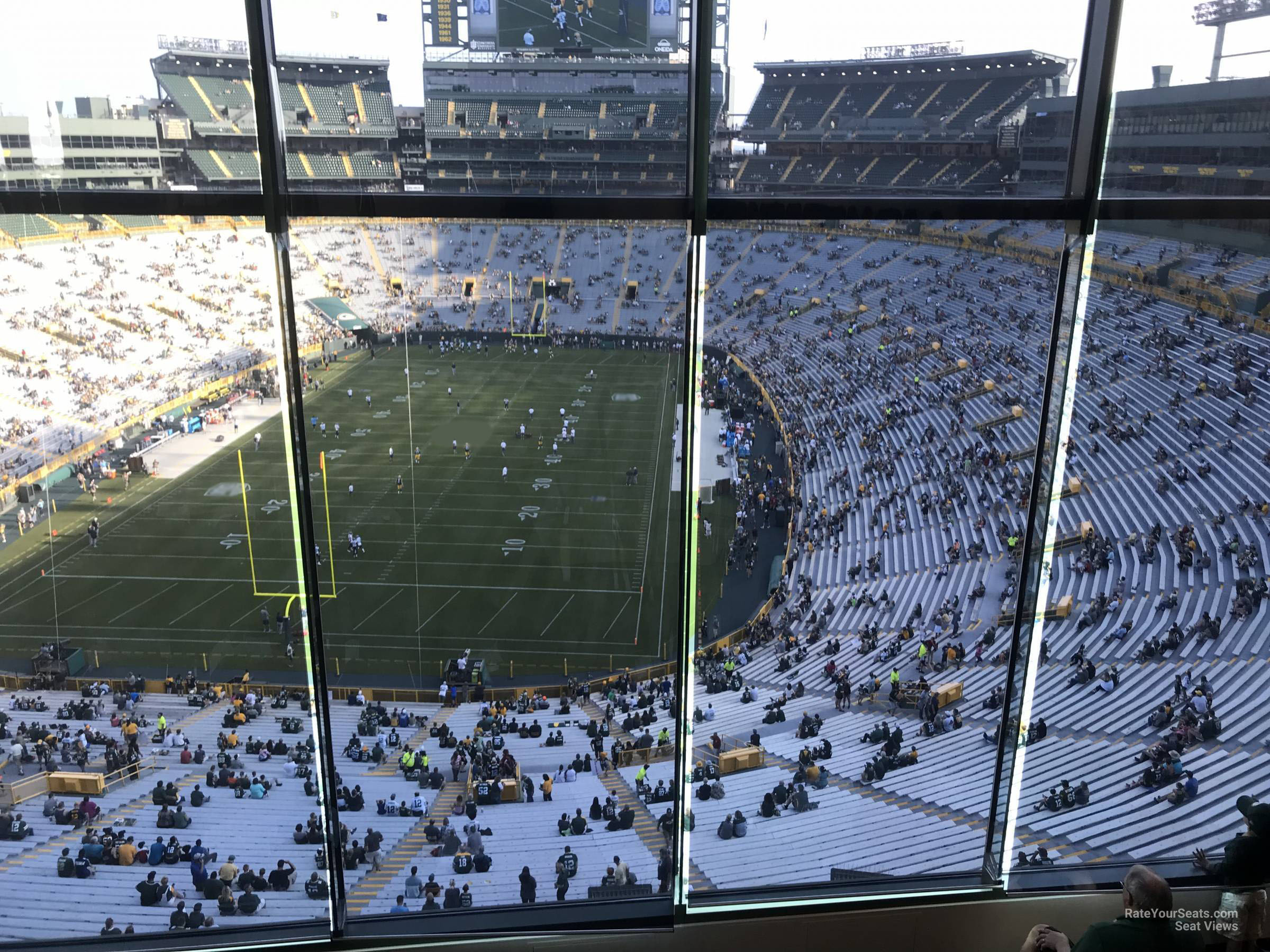 section 678 seat view  - lambeau field