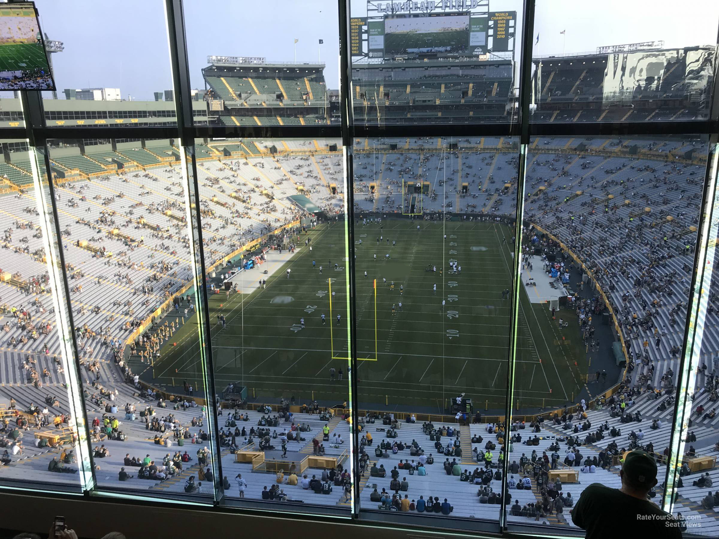 section 680 seat view  - lambeau field