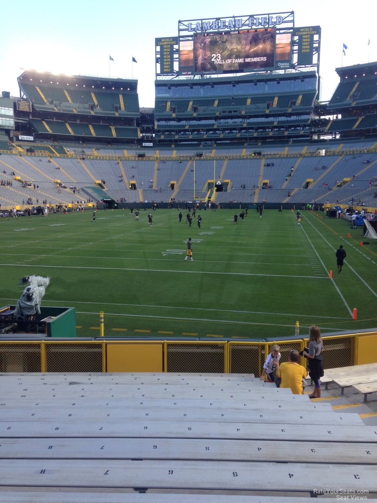 Lambeau Field Section 104 - RateYourSeats.com