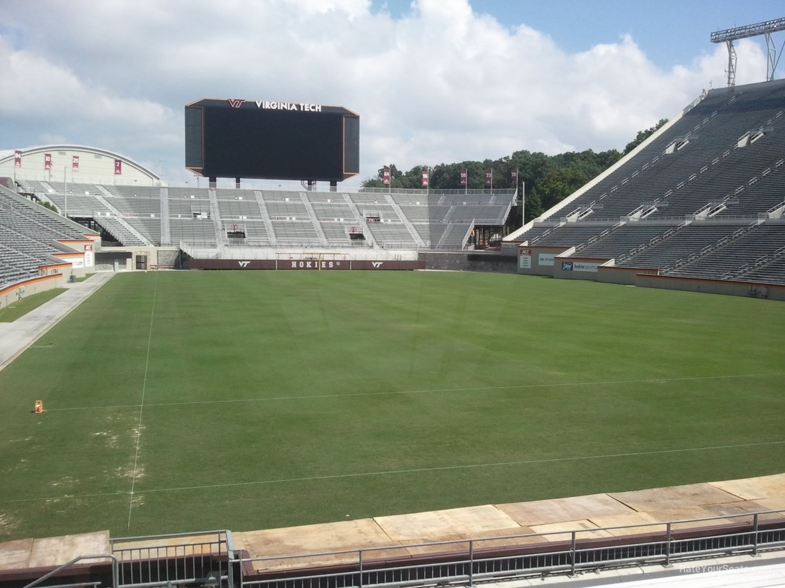 section 104, row n seat view  - lane stadium