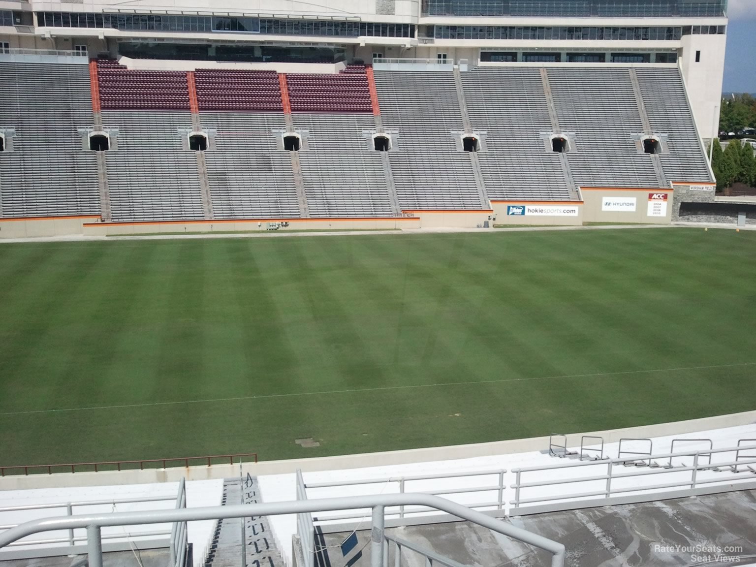 section 132, row rr seat view  for football - lane stadium