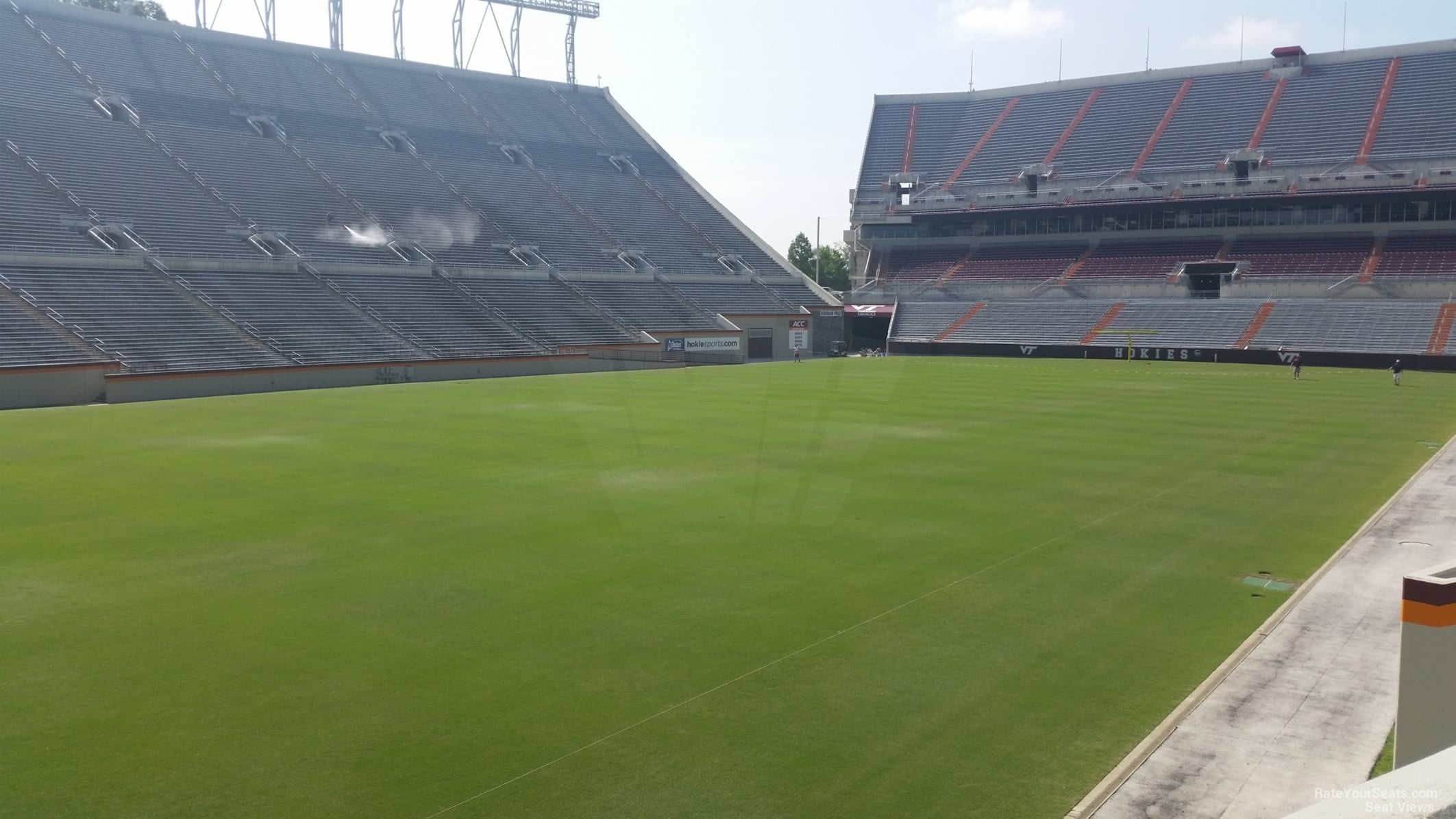 section 116, row n seat view  for football - lane stadium