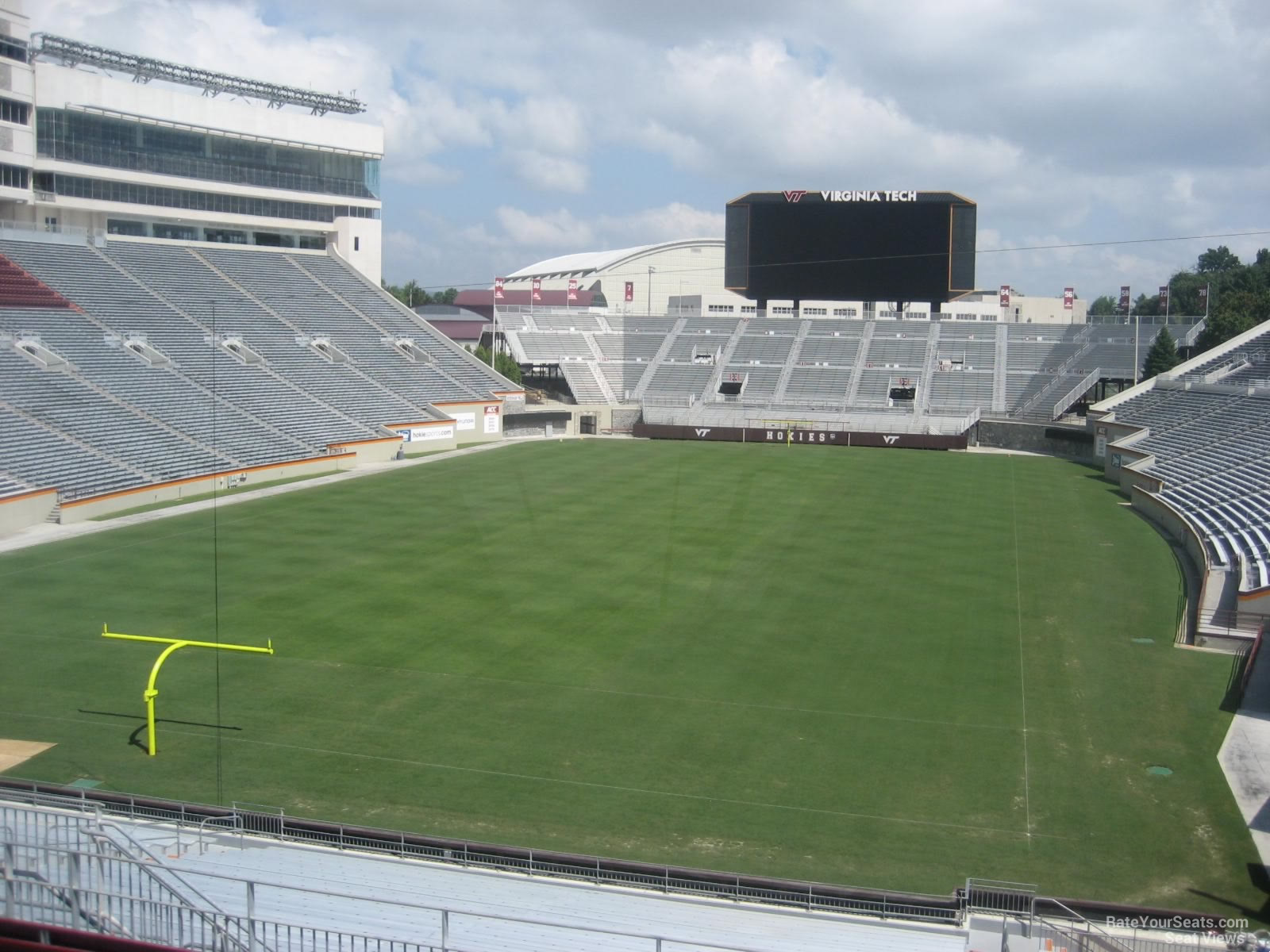section 202, row k seat view  for football - lane stadium