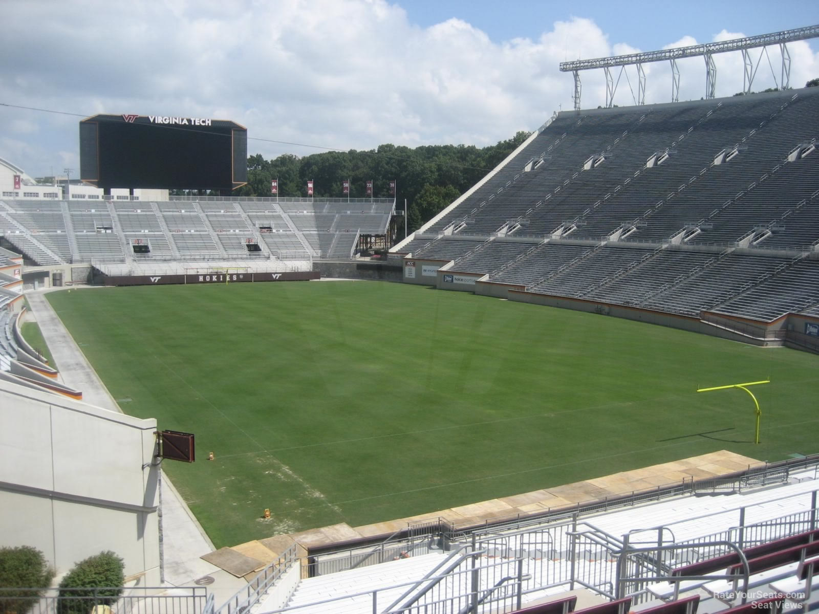 section 206, row k seat view  - lane stadium