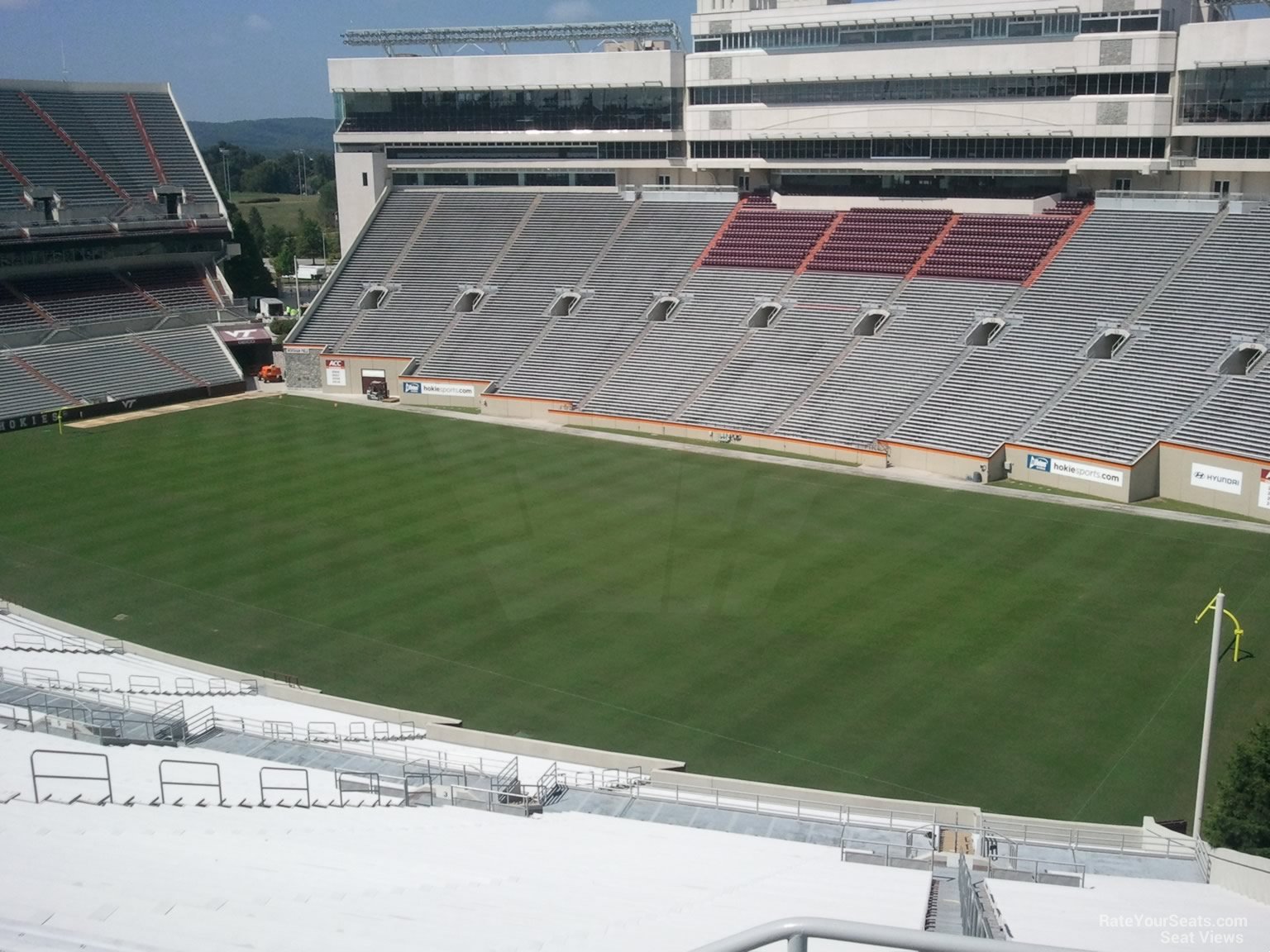 section 21, row 4k seat view  - lane stadium