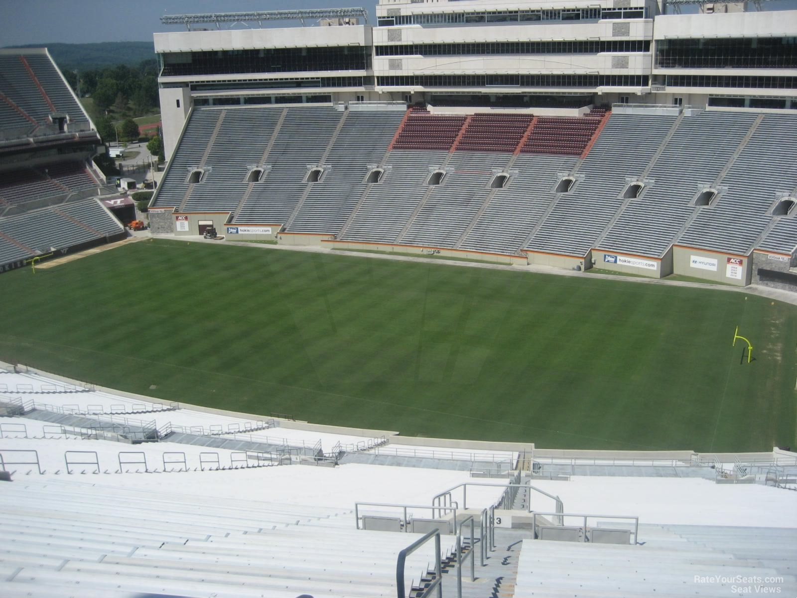 section 228, row e seat view  for football - lane stadium