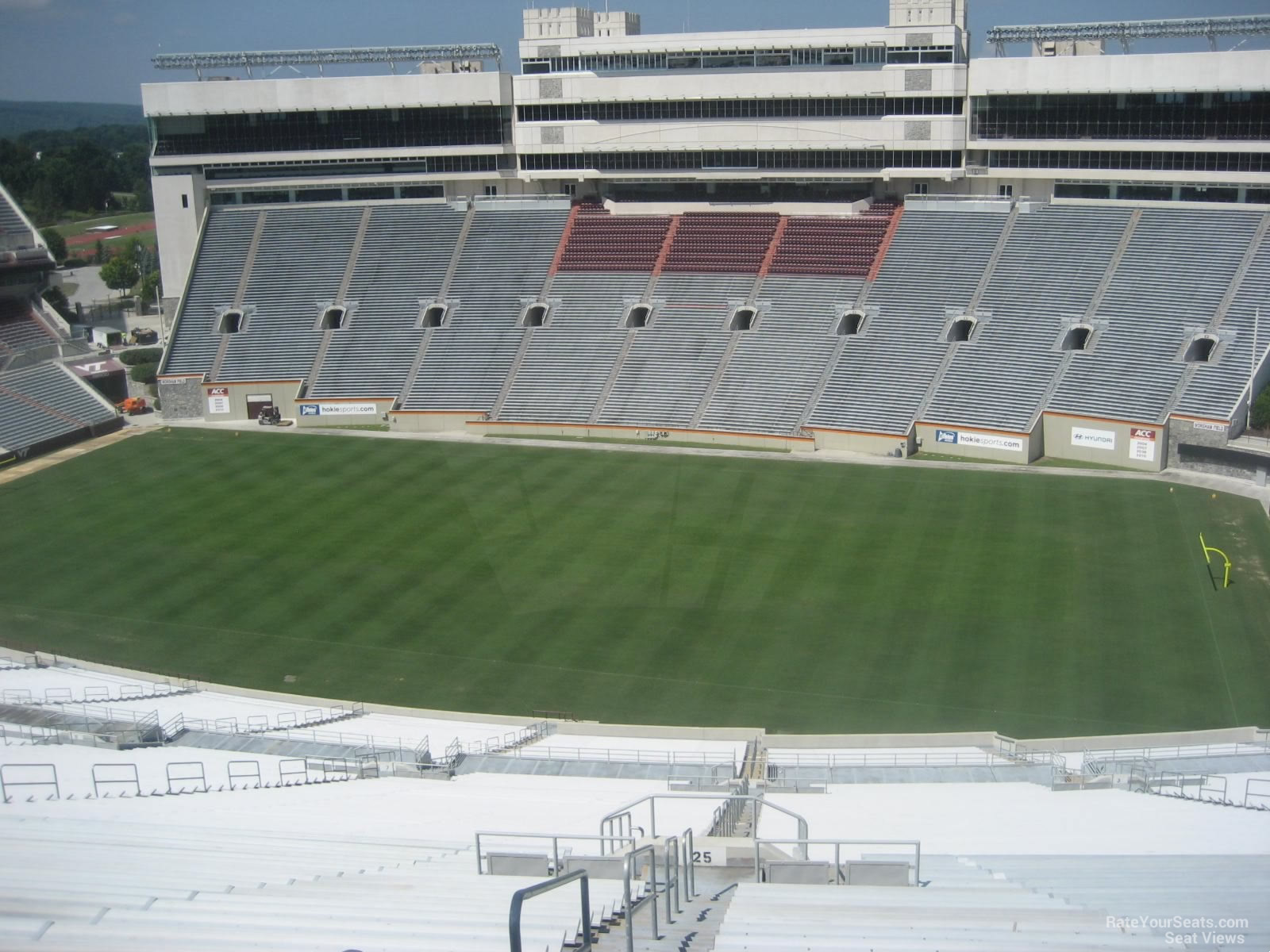 section 229, row e seat view  for football - lane stadium