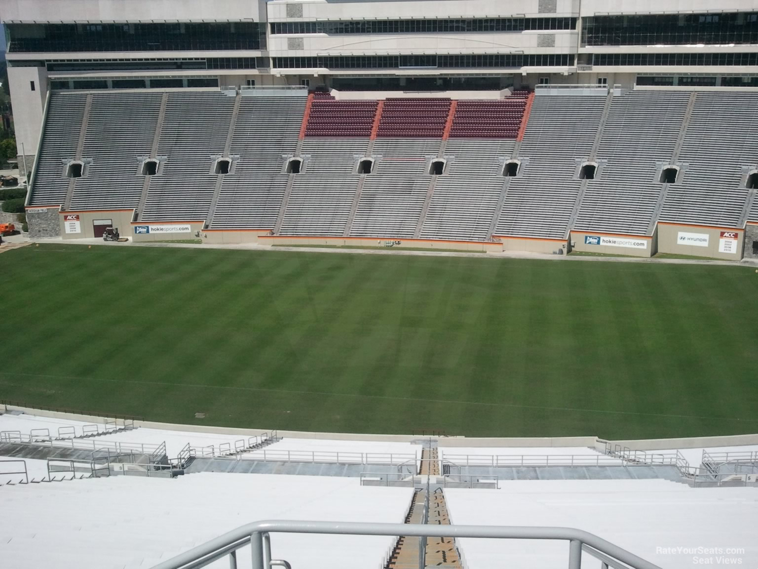 section 27, row 4k seat view  - lane stadium