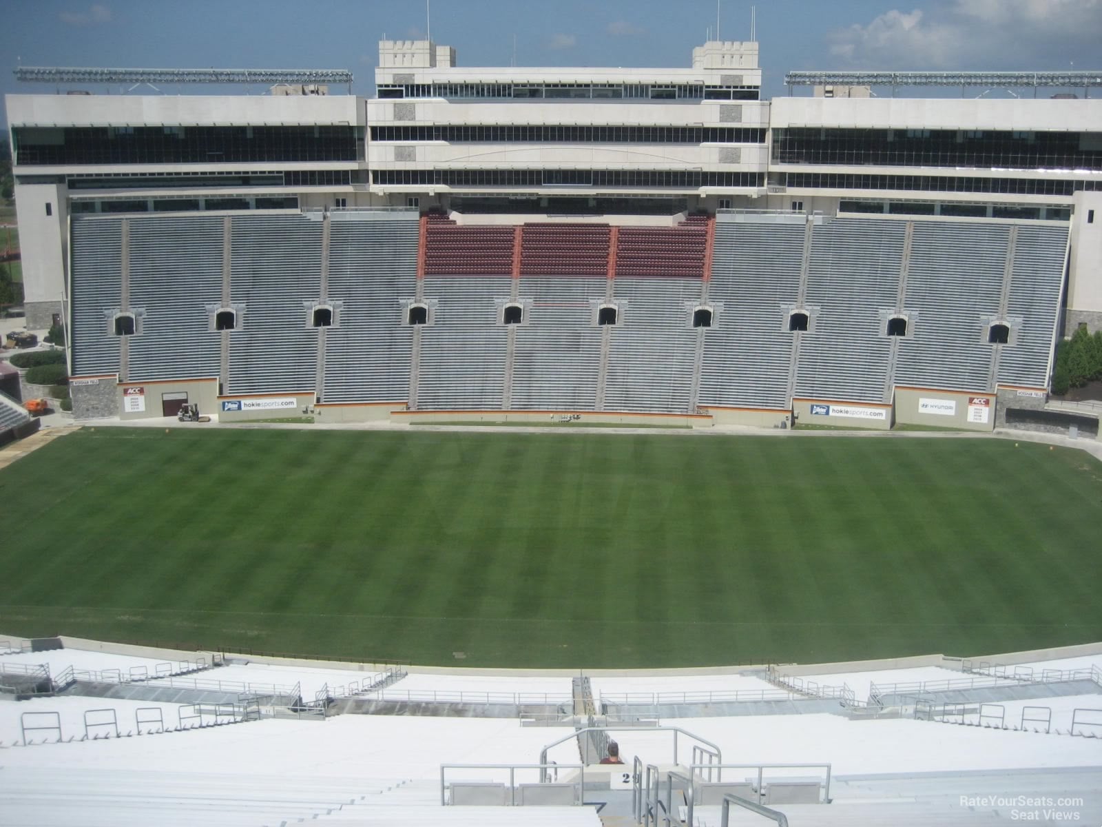section 231, row e seat view  for football - lane stadium