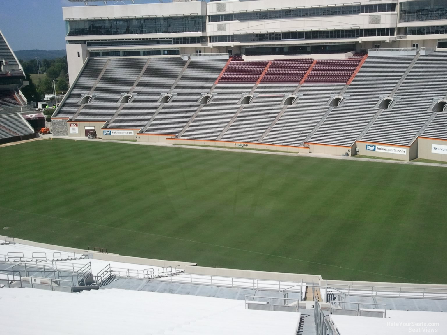 section 128, row rrr seat view  for football - lane stadium
