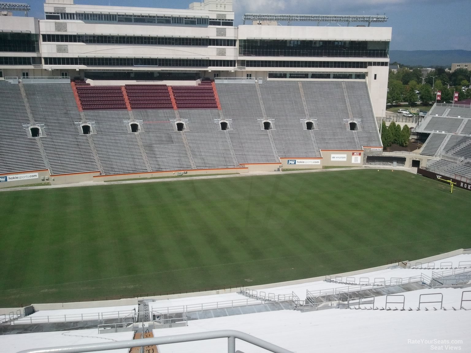 section 33, row 4k seat view  - lane stadium