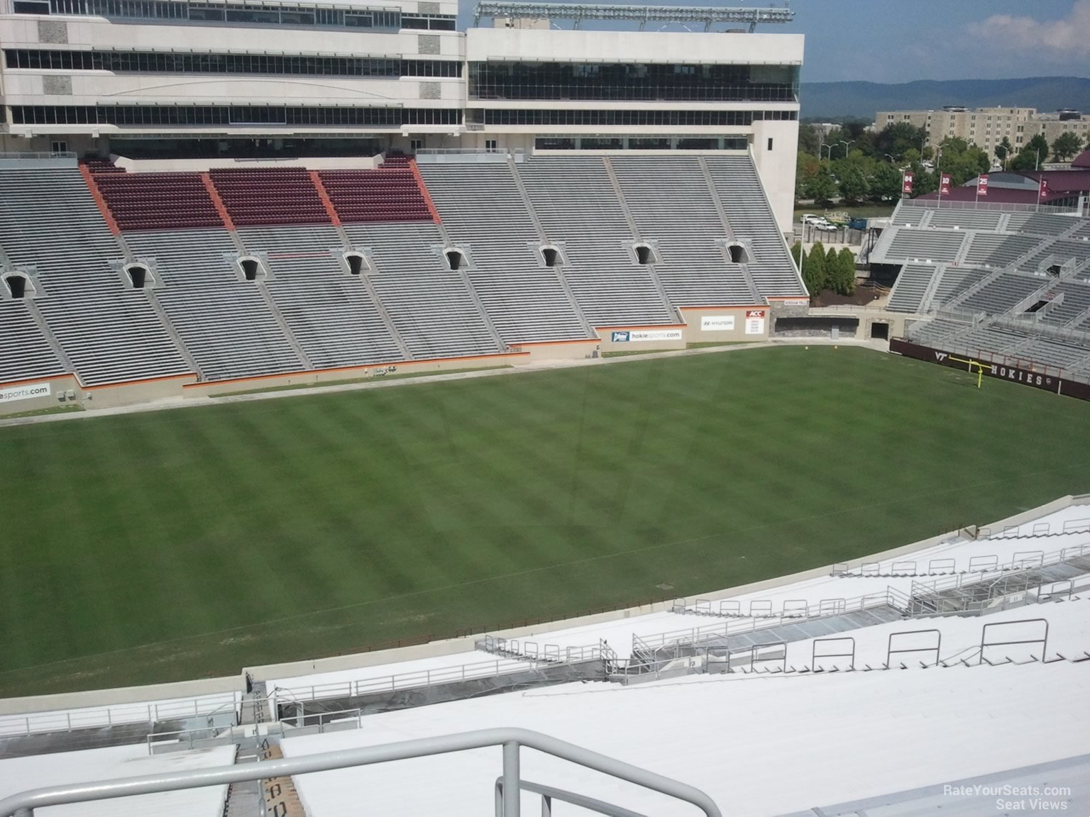 lane stadium section 35 rateyourseats com lane stadium seating chart with rows and seat numbers