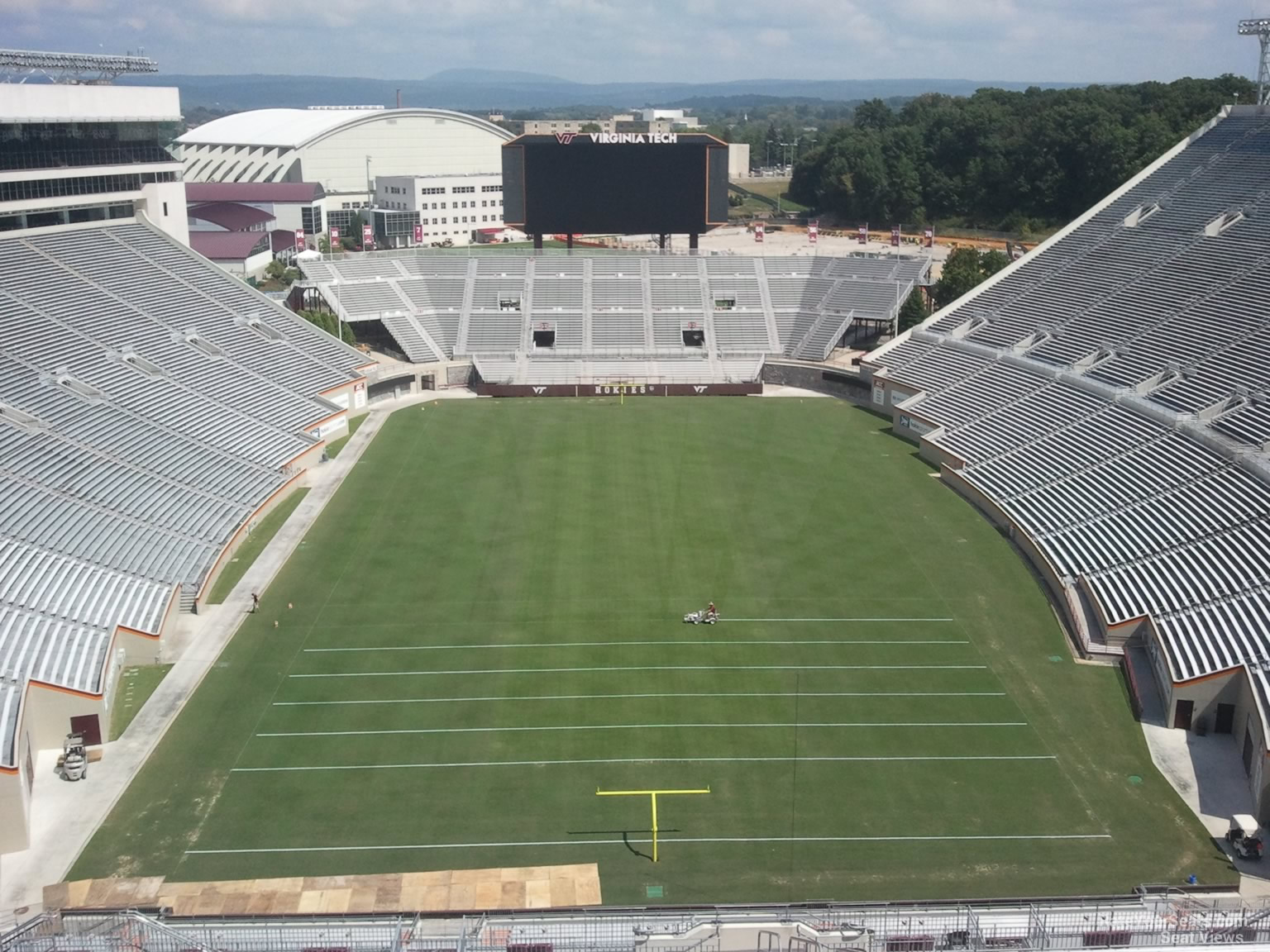 section 506, row dd seat view  for football - lane stadium