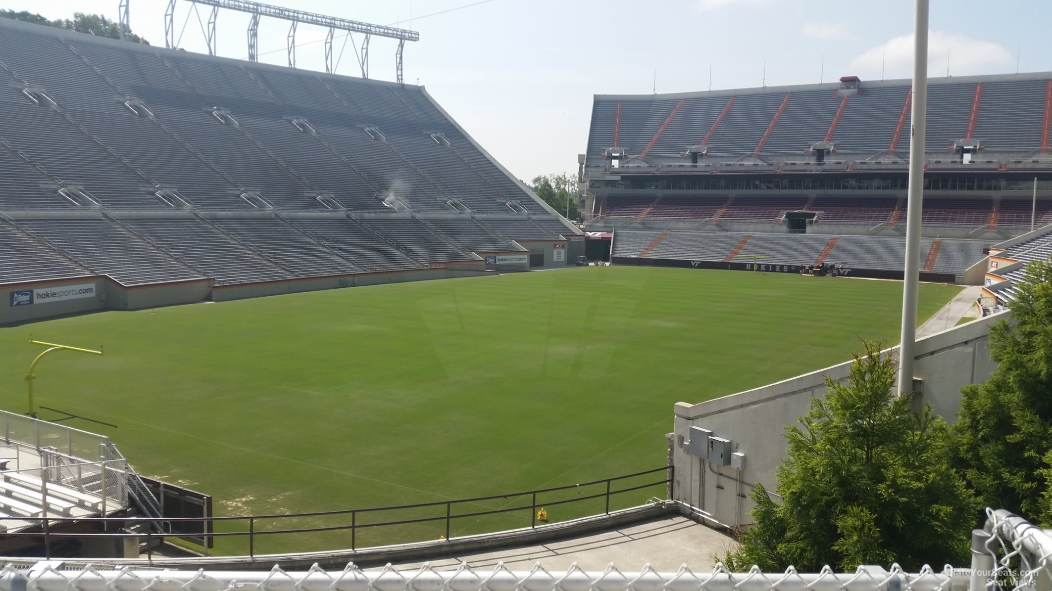 section 117, row t seat view  for football - lane stadium