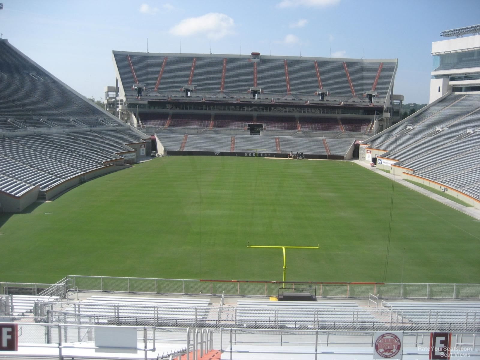 section 121, row ff seat view  for football - lane stadium