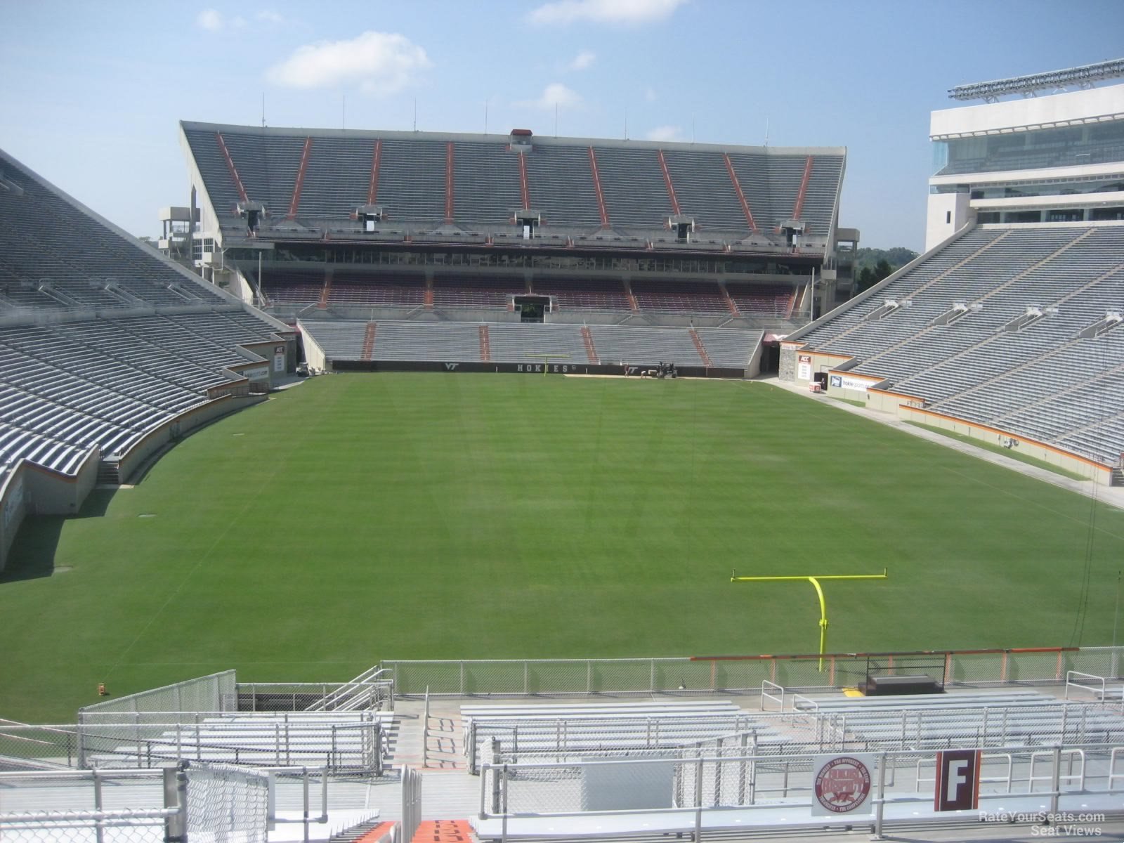 section f, row ff seat view  - lane stadium