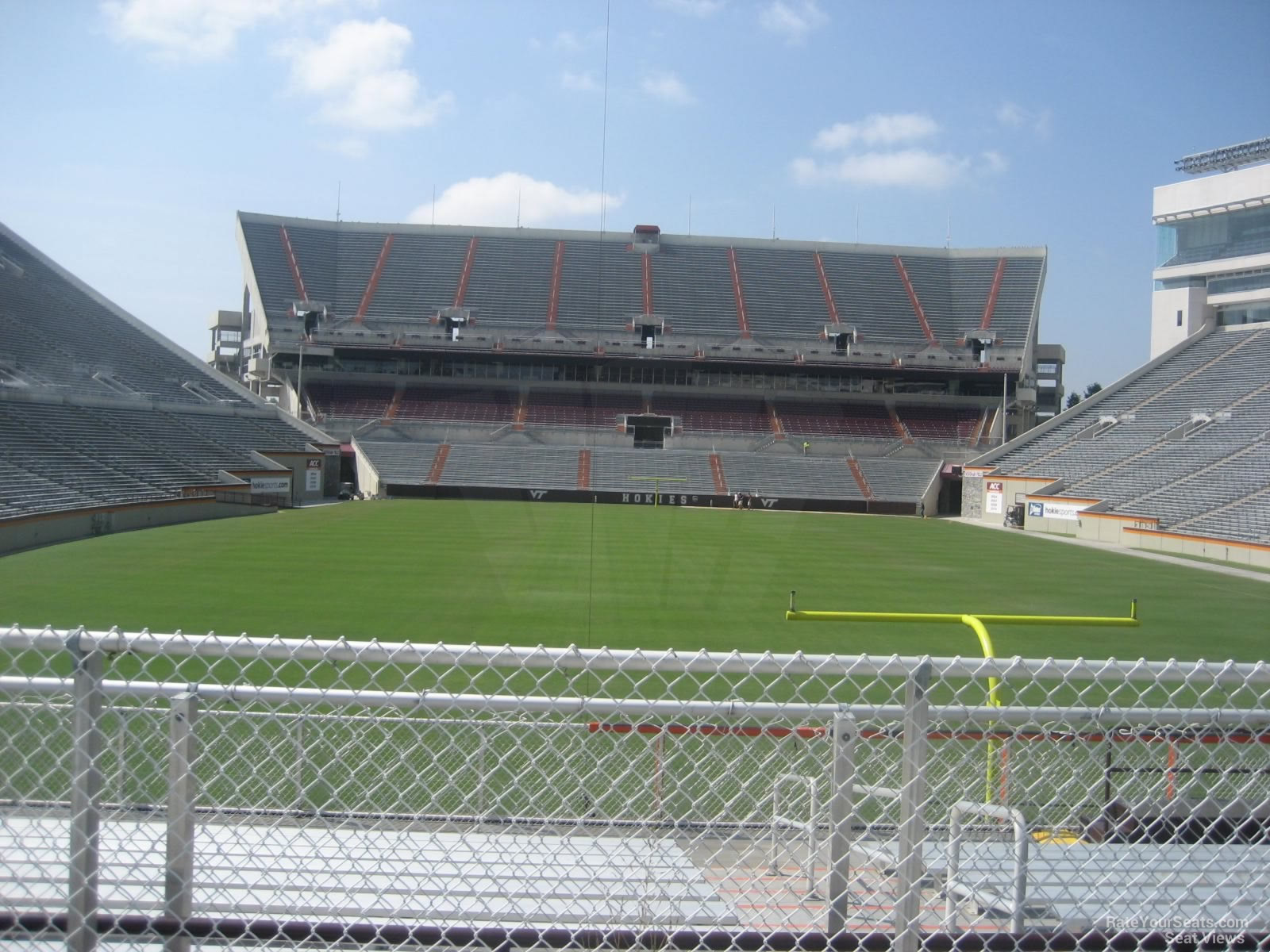 section 123, row e seat view  for football - lane stadium