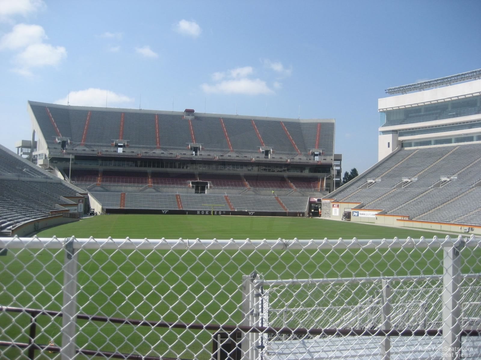 section 124, row d seat view  for football - lane stadium