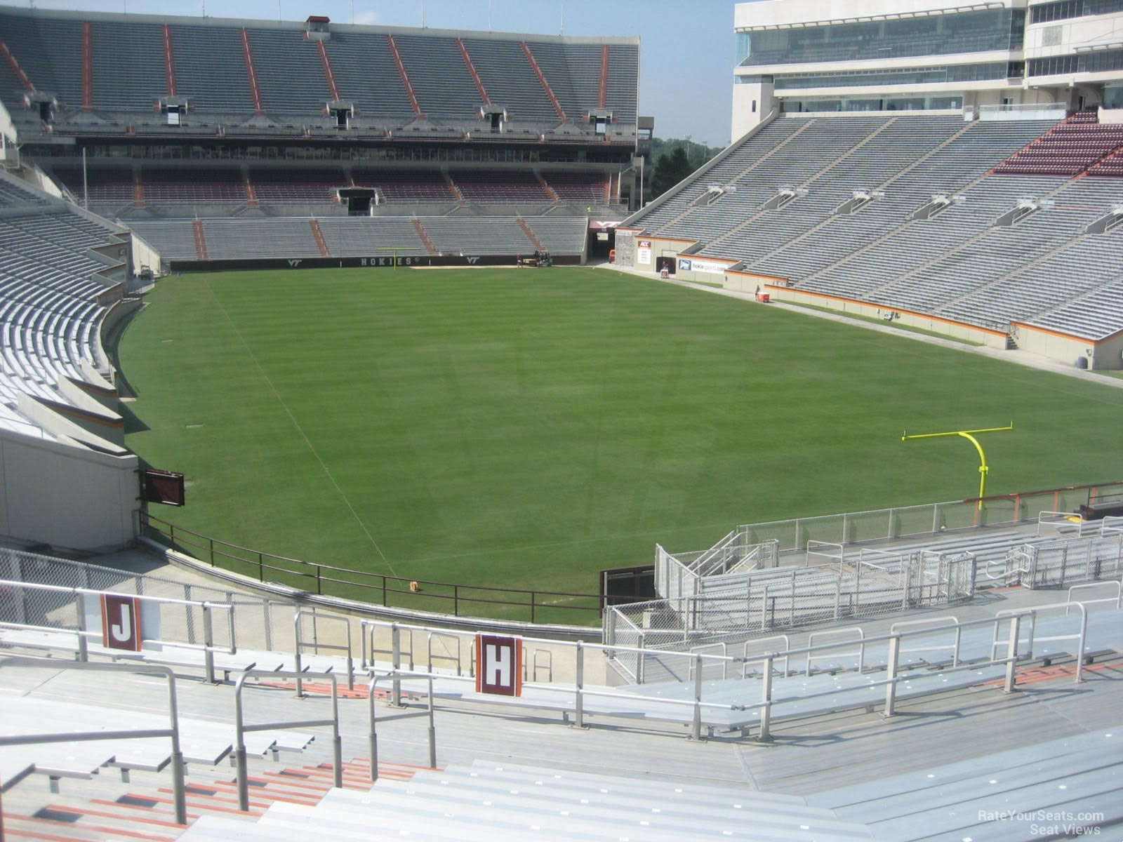 section 124, row ff seat view  for football - lane stadium
