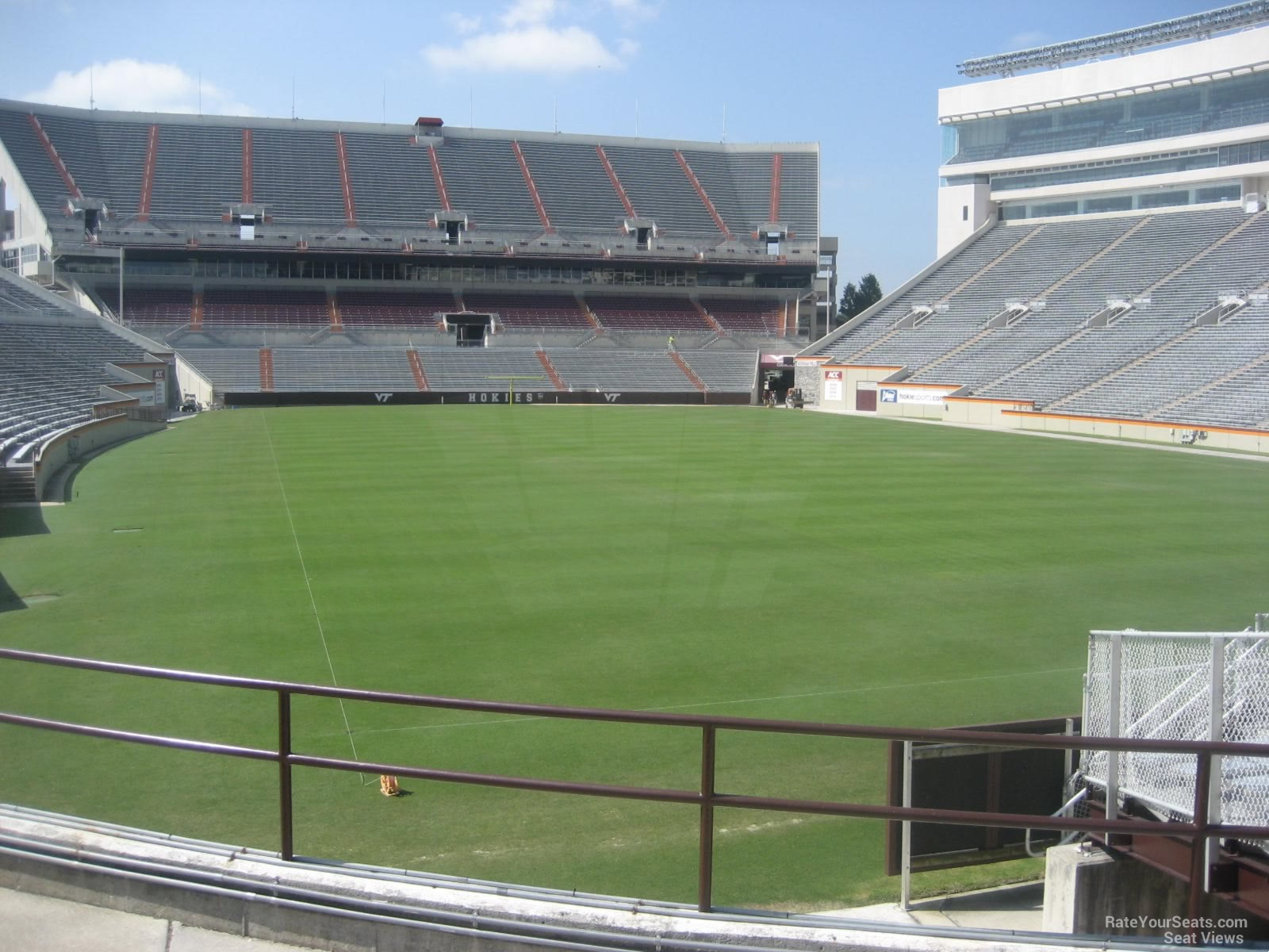 section 125, row d seat view  for football - lane stadium