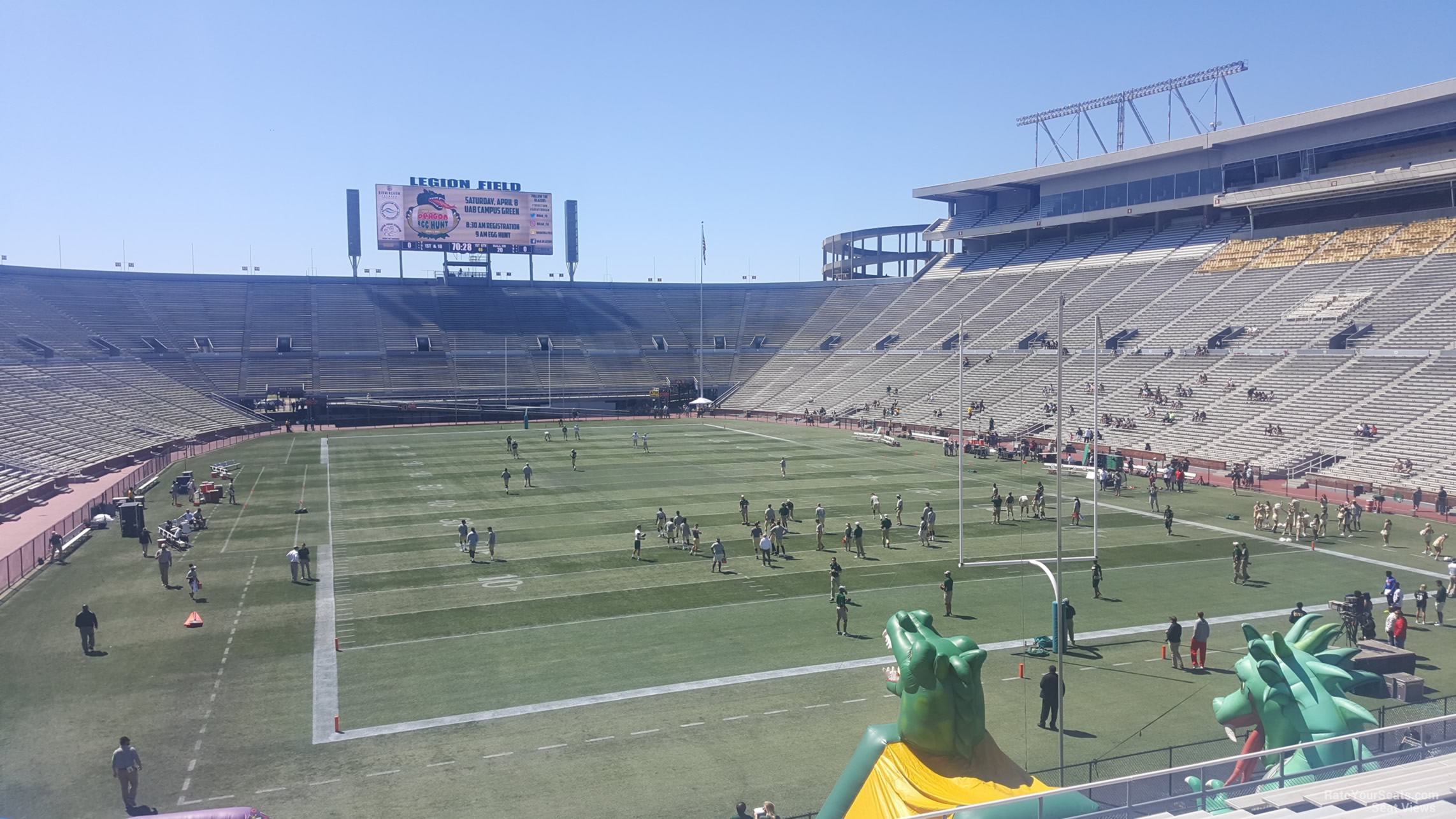 Legion Field Seating Chart Row