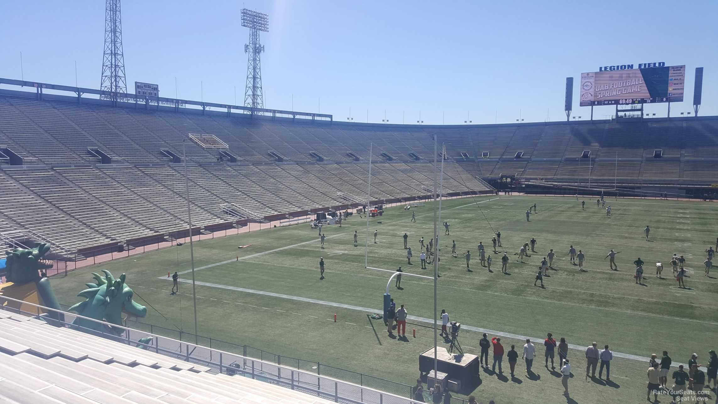 north stands seat view  - legion field