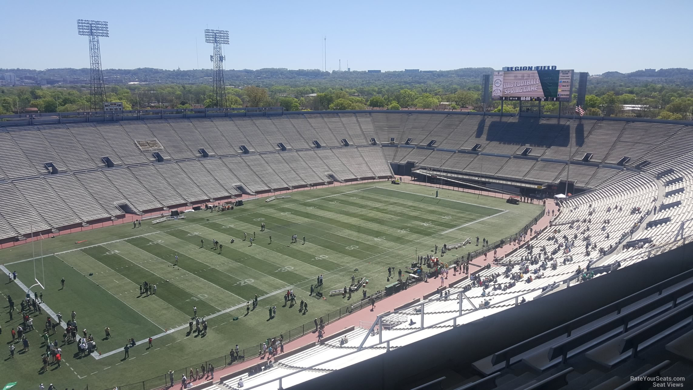 Legion Field Seating Chart Row