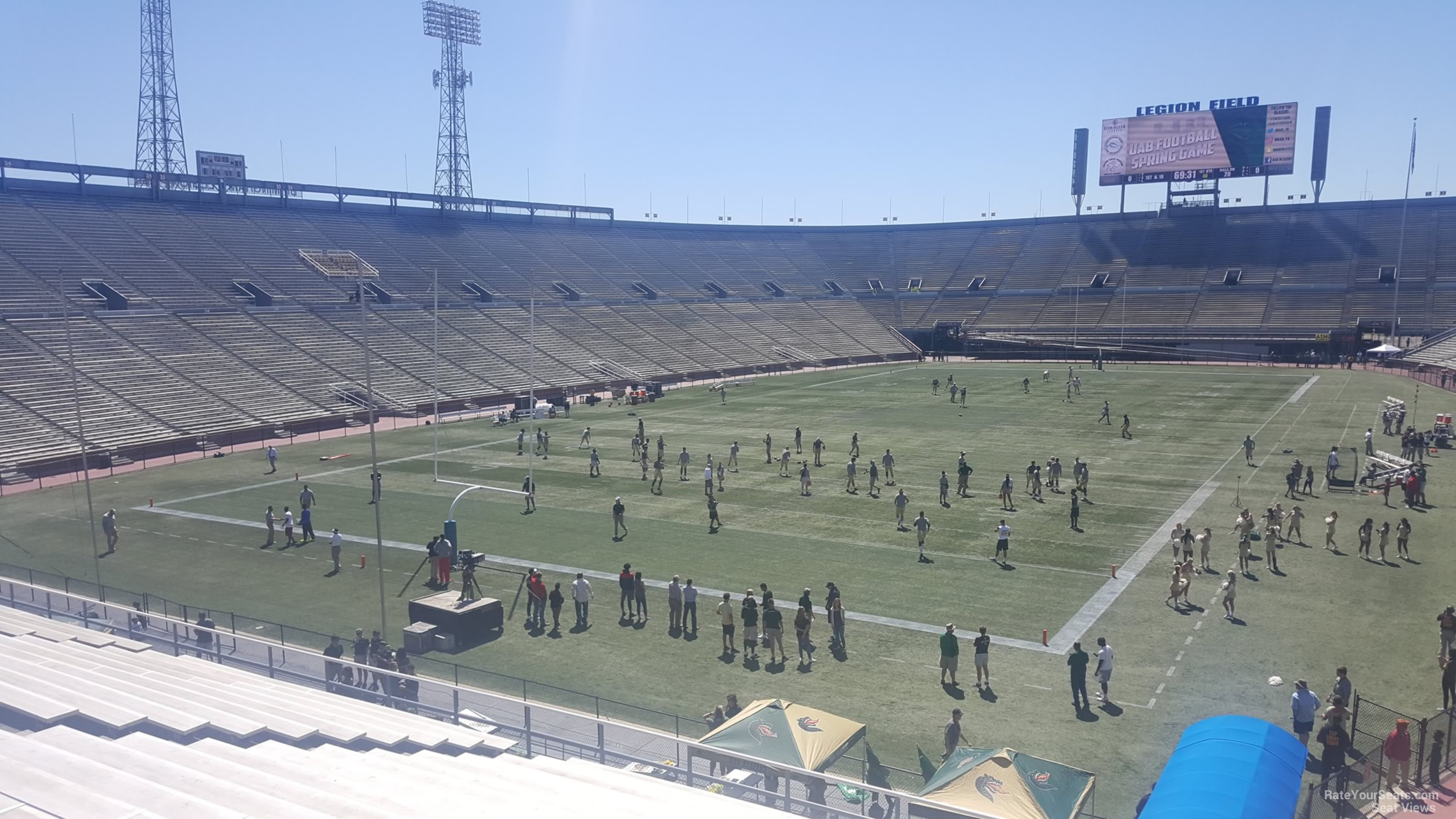 section 18, row 30 seat view  - legion field