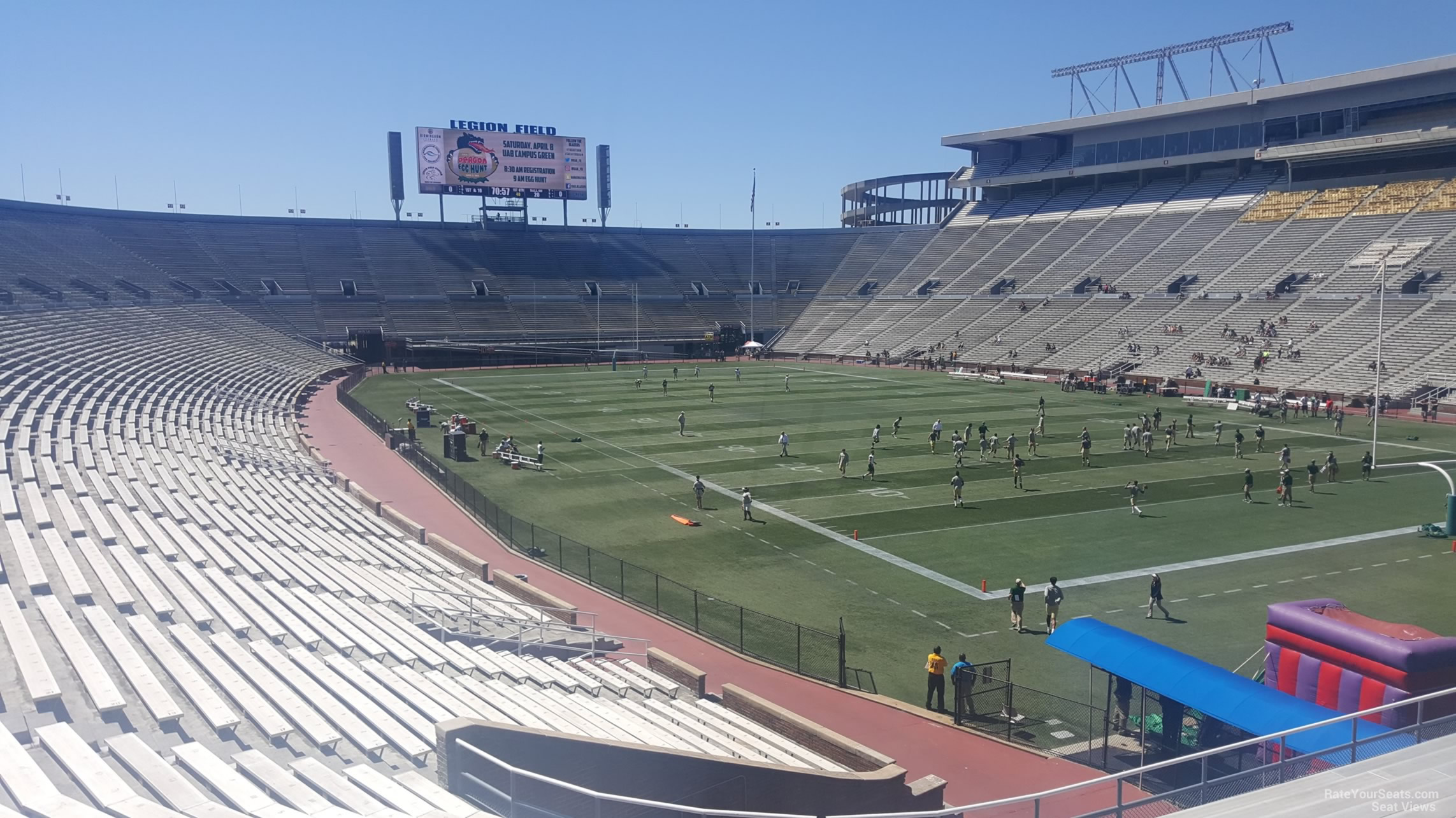 section 29, row 30 seat view  - legion field