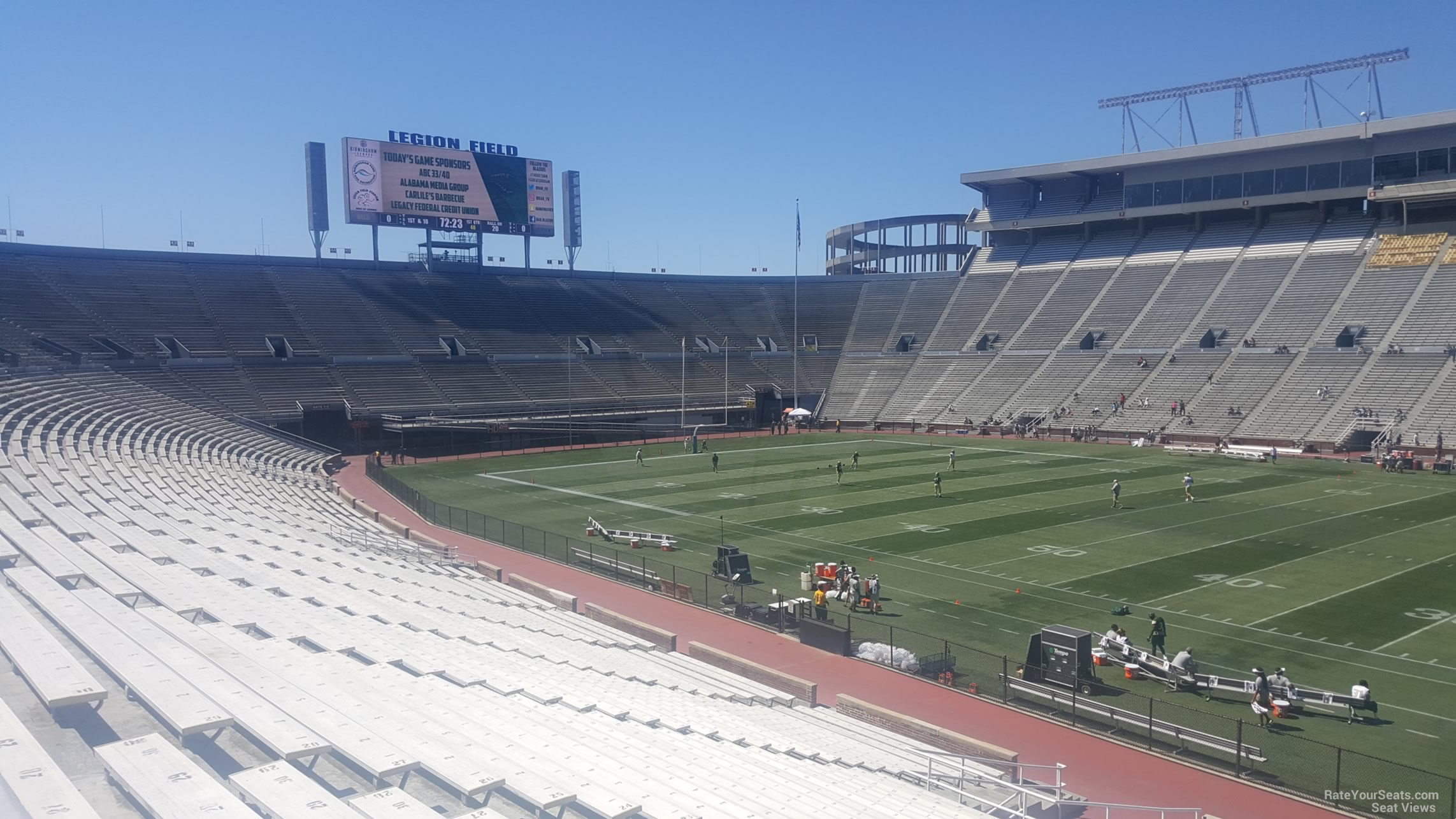 section 32, row 30 seat view  - legion field