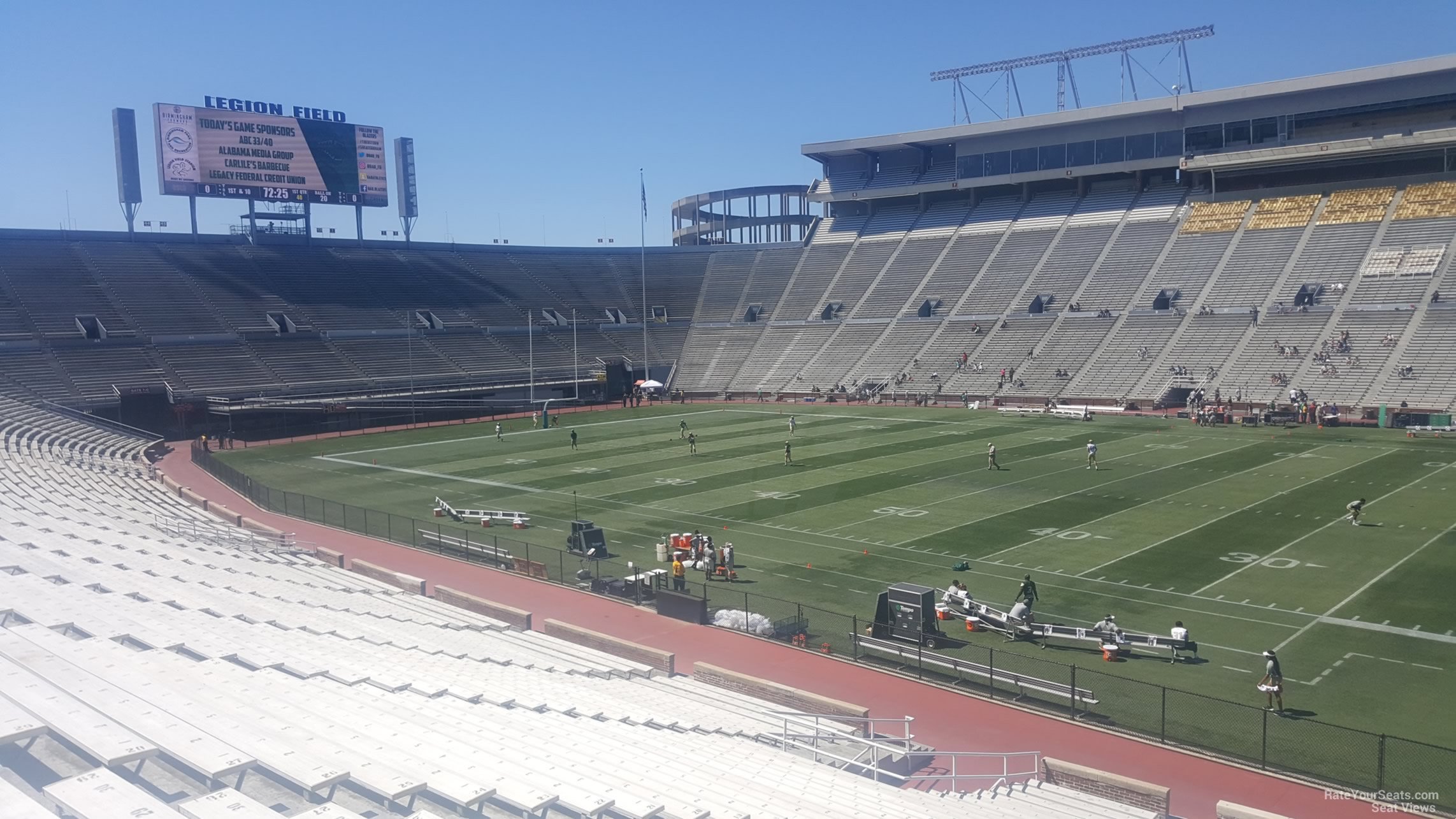 section 33, row 30 seat view  - legion field