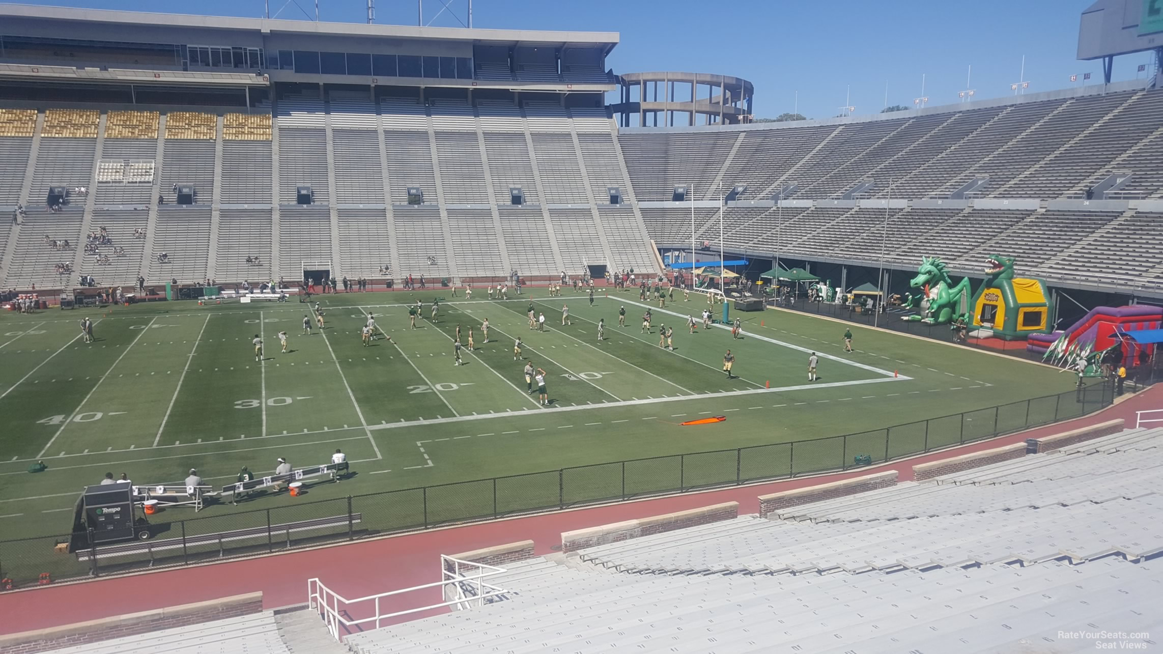 section 34, row 30 seat view  - legion field