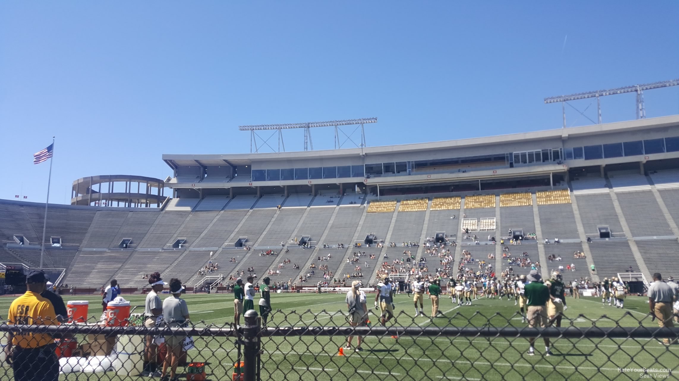 section 35, row 1 seat view  - legion field